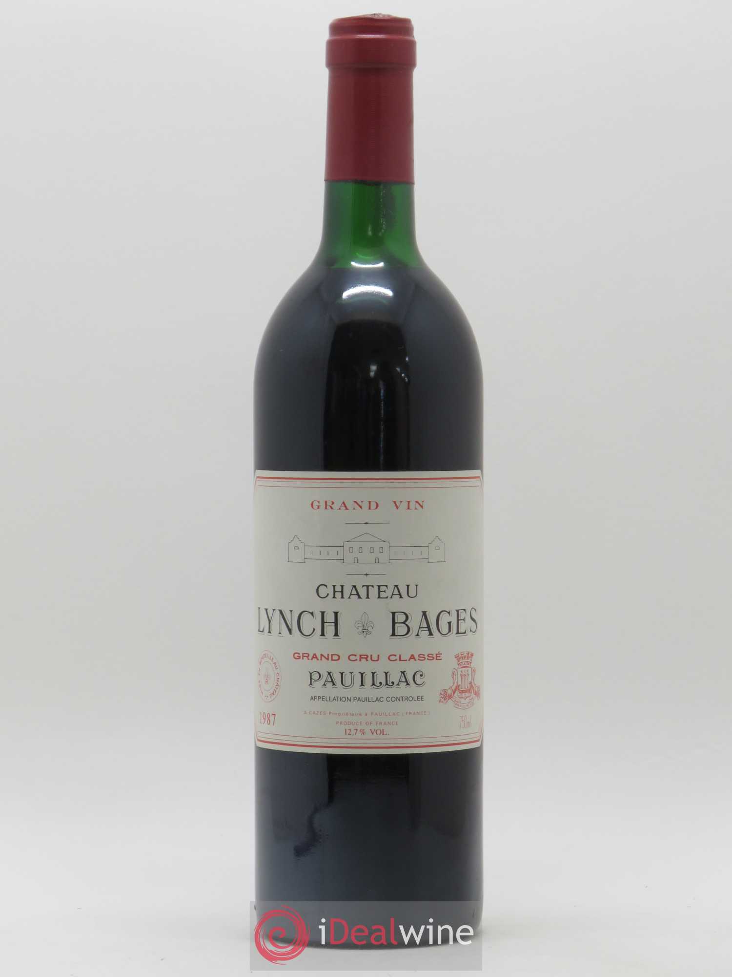 Château Lynch Bages 5ème Grand Cru Classé 1987 - Lot de 1 bouteille - 0