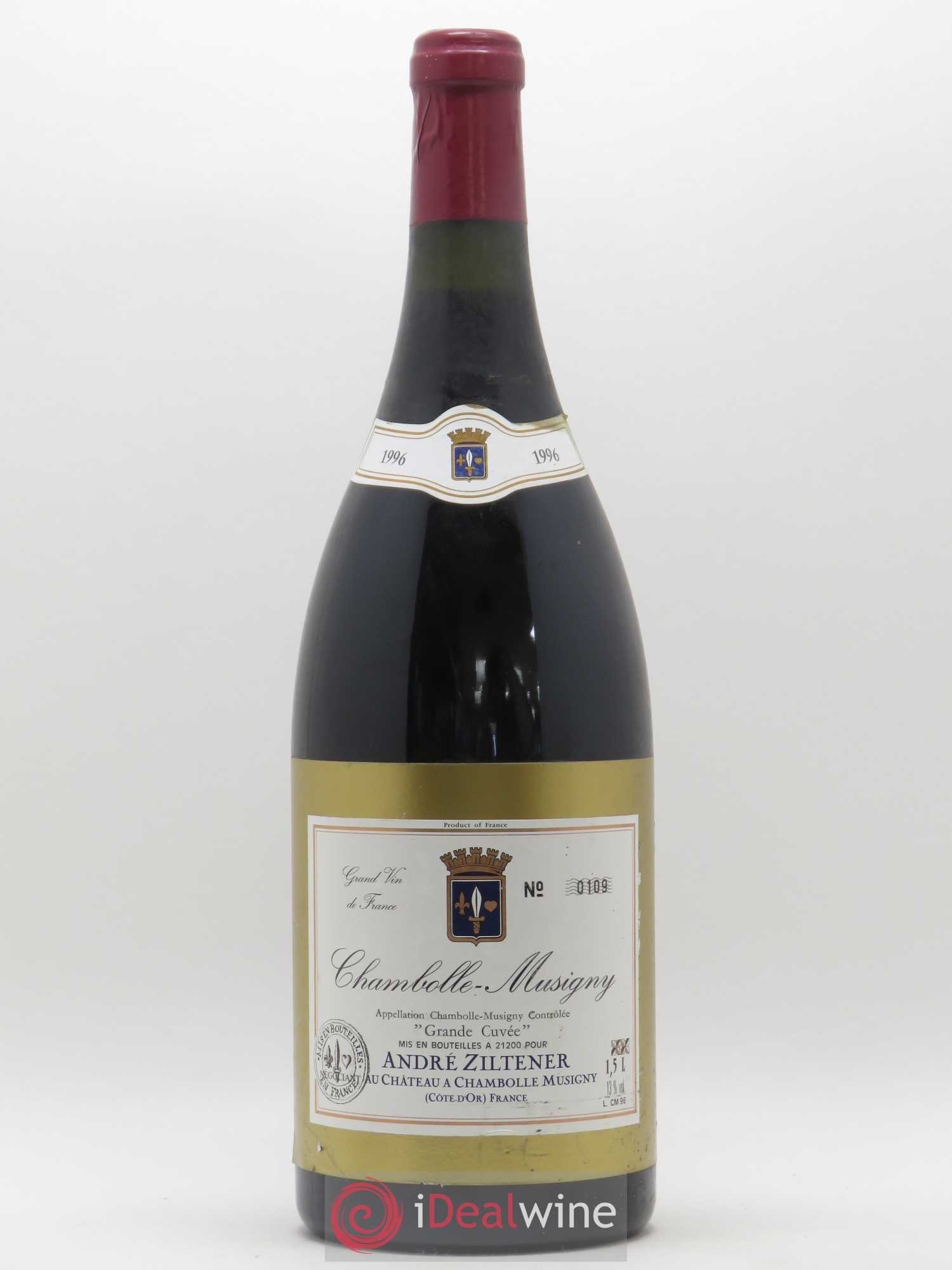 Chambolle-Musigny Grande Cuvée André Ziltener 1996 - Posten von 1 Magnum - 0