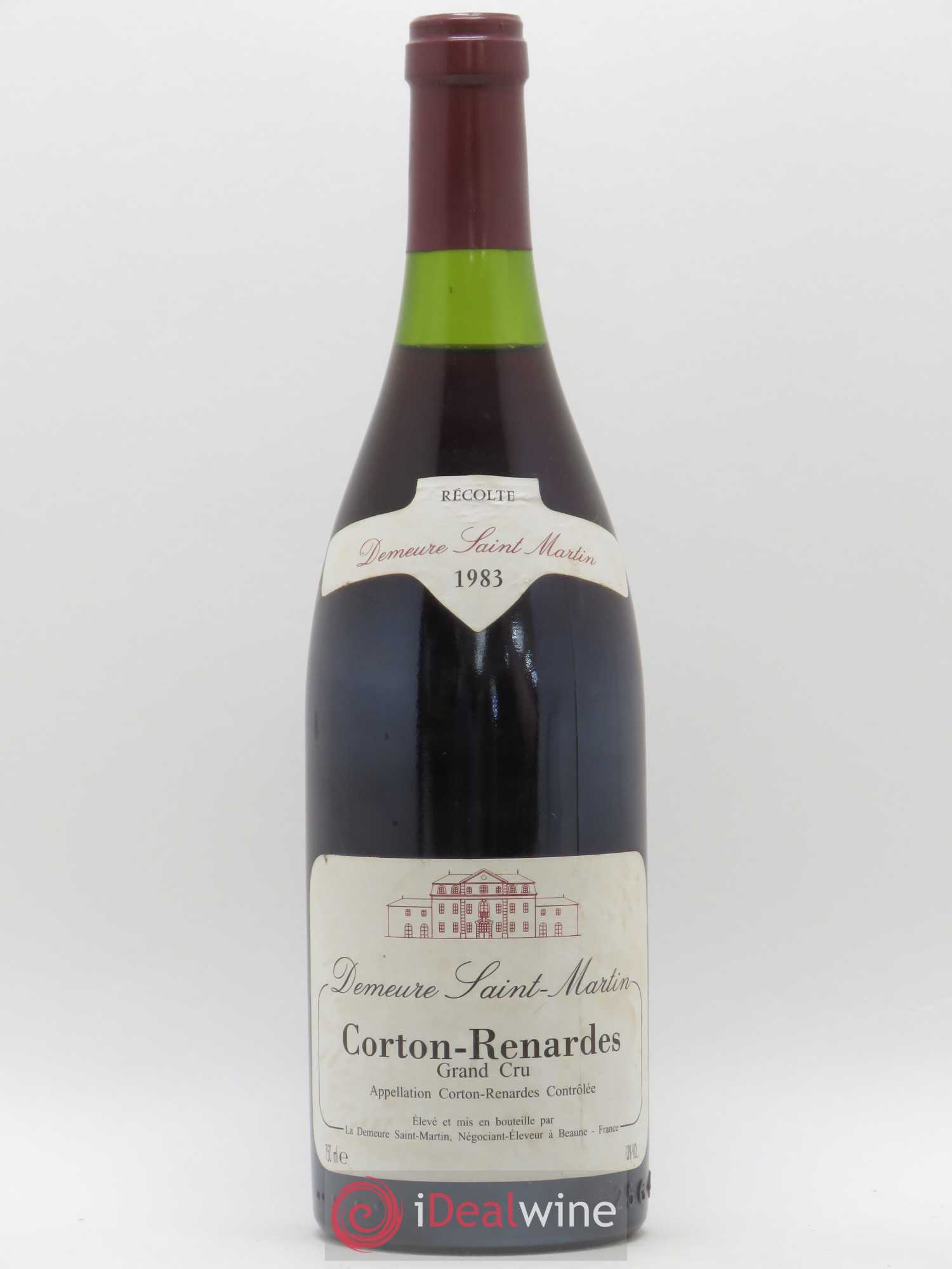 Corton Grand Cru Renardes Demeure Saint Martin 1983 - Posten von 1 Flasche - 0