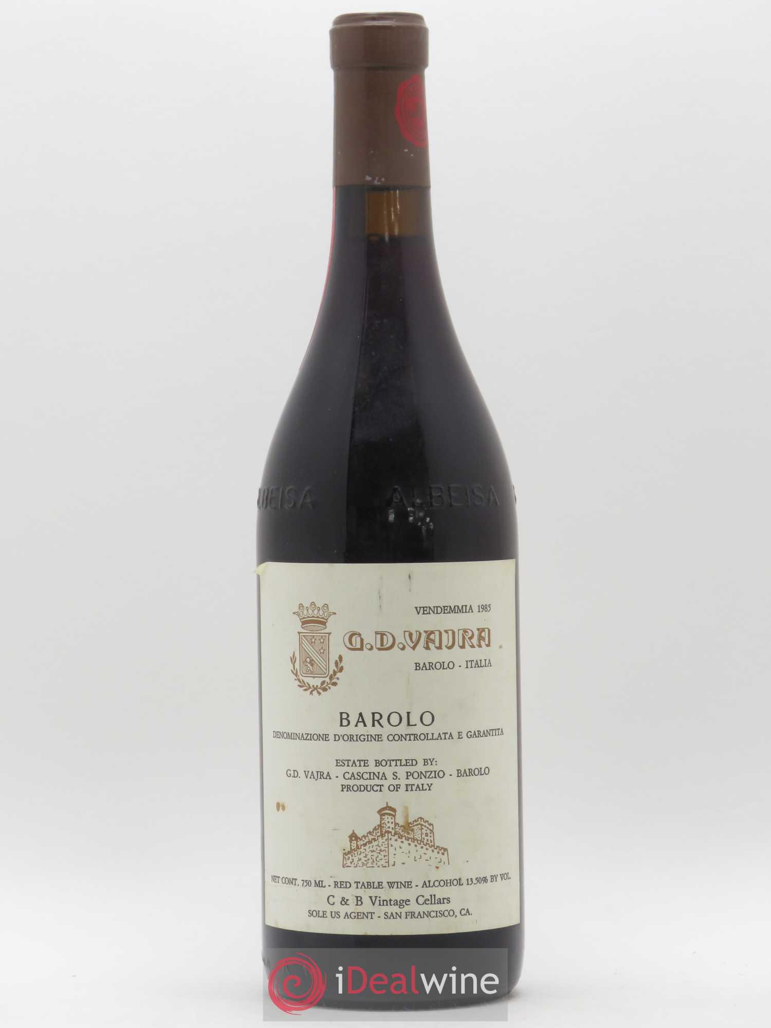 Barolo GD Vajra 1985 - Lot de 1 bouteille - 0
