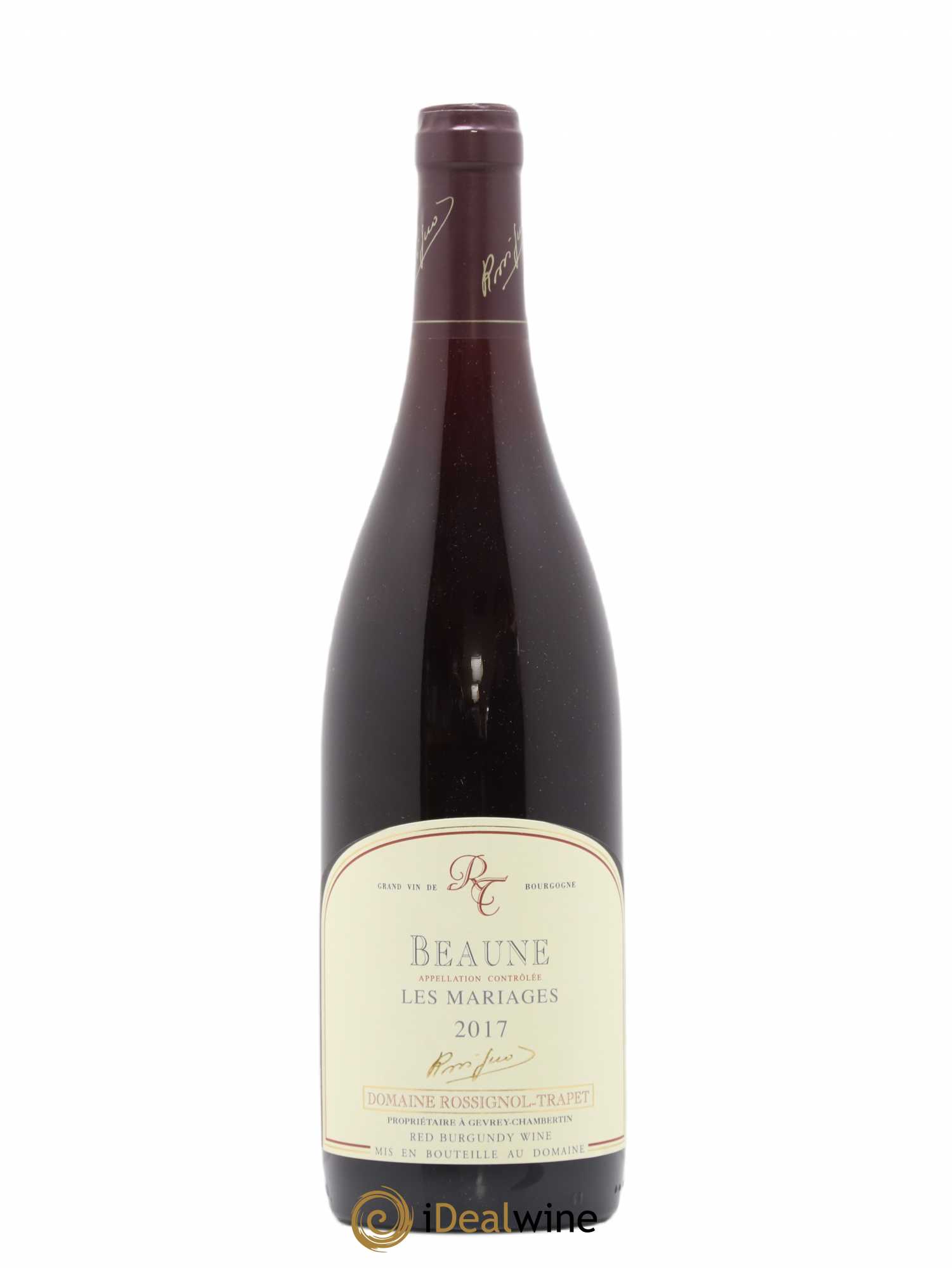 Beaune Les Mariages Domaine Rossignol Trapet 2017 - Posten von 1 Flasche - 0