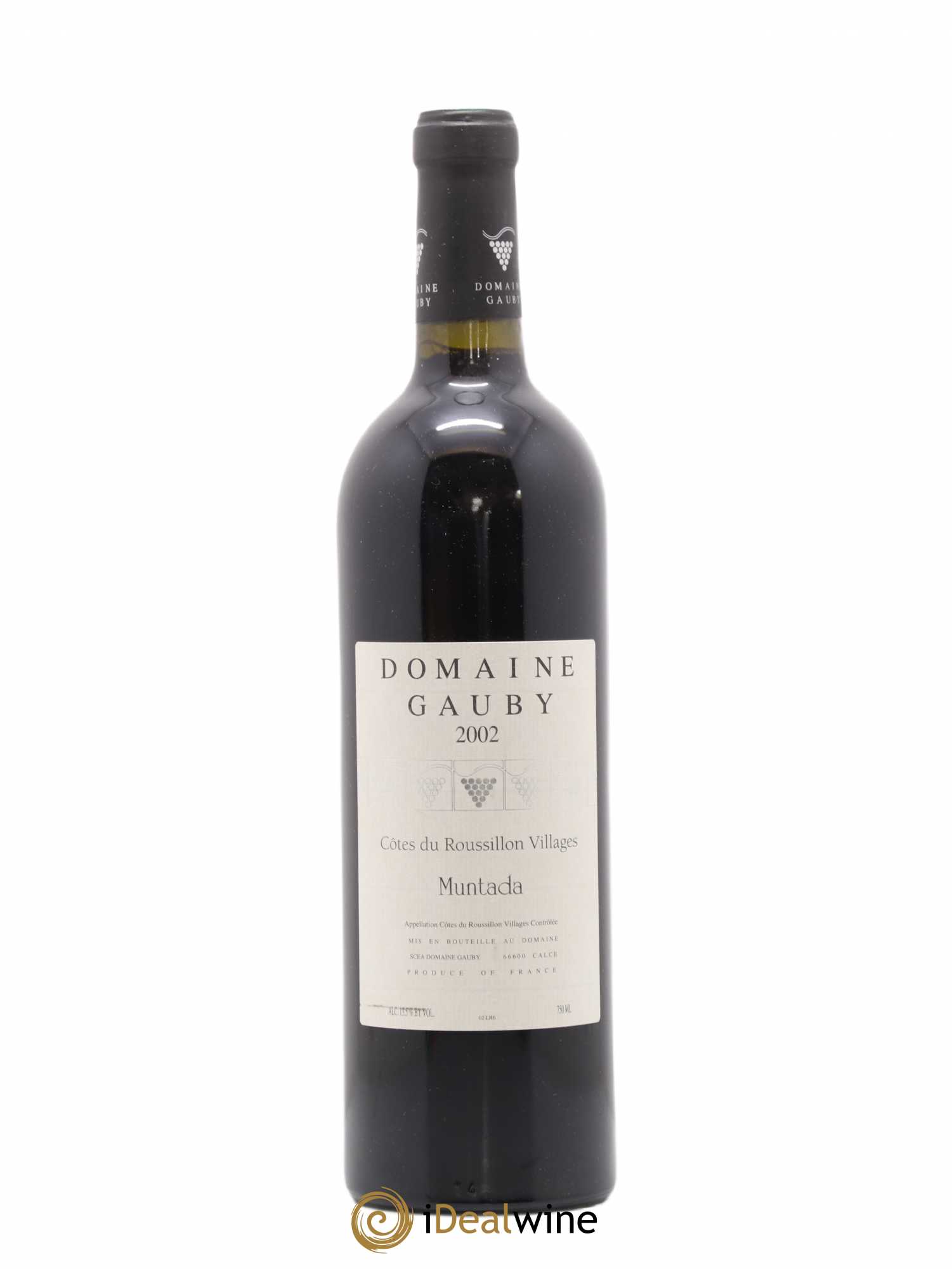 Côtes Catalanes (anciennement Côtes du Roussillon Villages) La Muntada Gauby (Domaine) 2002 - Lot de 1 bouteille - 0