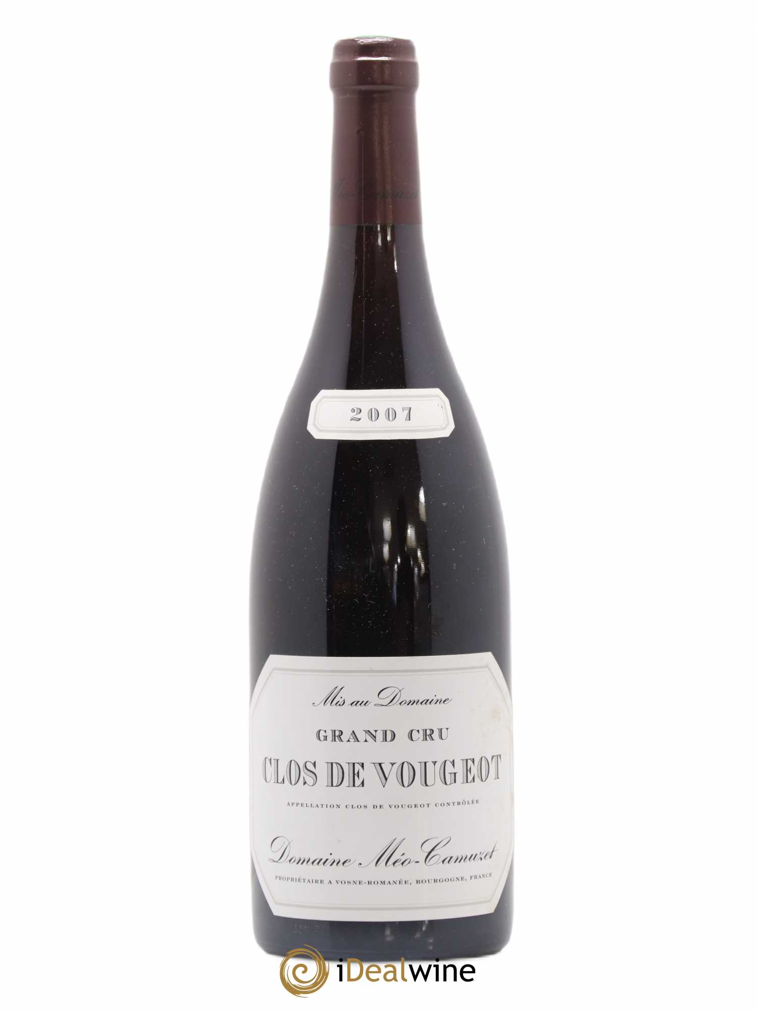 Clos de Vougeot Grand Cru Méo-Camuzet (Domaine) 2007 - Lot de 1 bouteille - 0