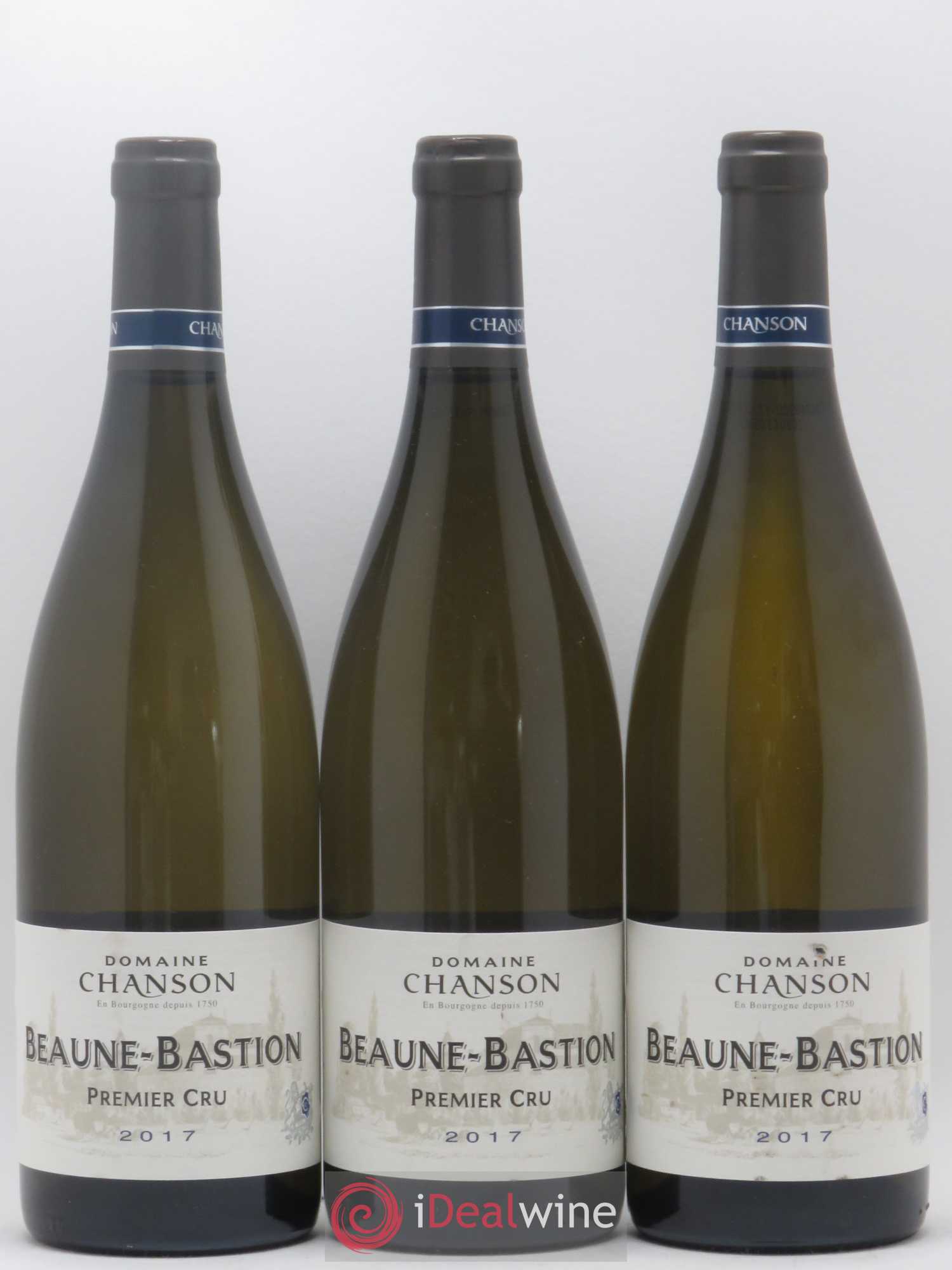 Beaune 1er Cru Bastion domaine Chanson 2017 - Posten von 3 Flaschen - 0