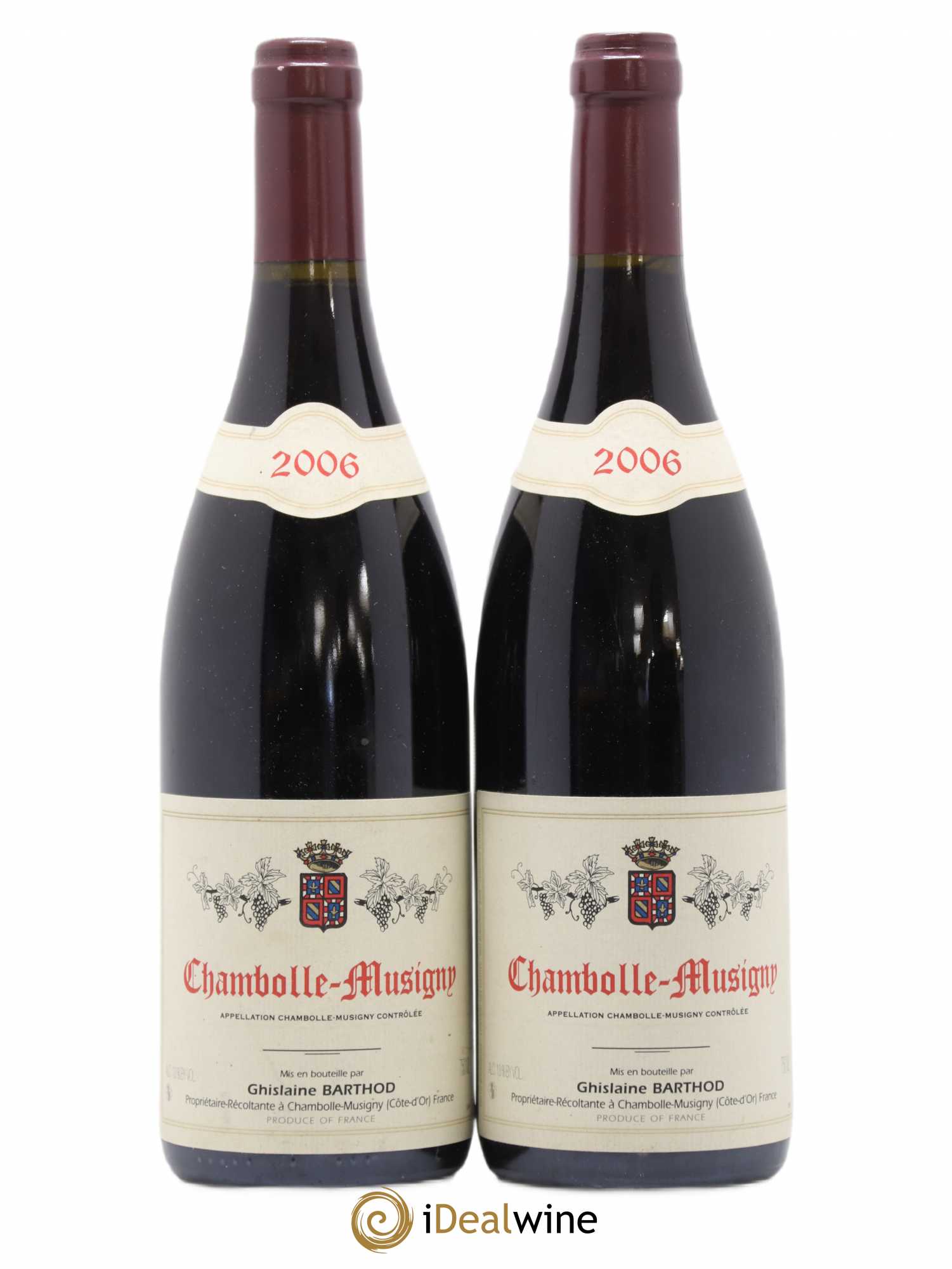 Chambolle-Musigny Ghislaine Barthod 2006 - Lot de 2 bouteilles - 0