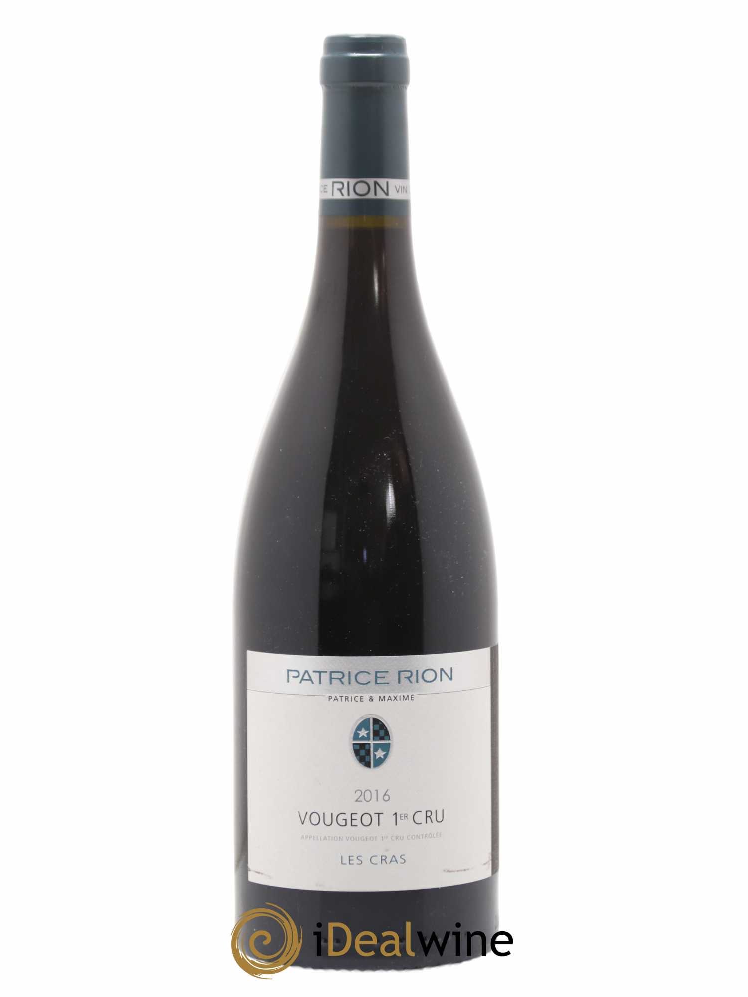 Vougeot 1er Cru Les Cras Patrice Rion 2016 - Lot de 1 bouteille - 0