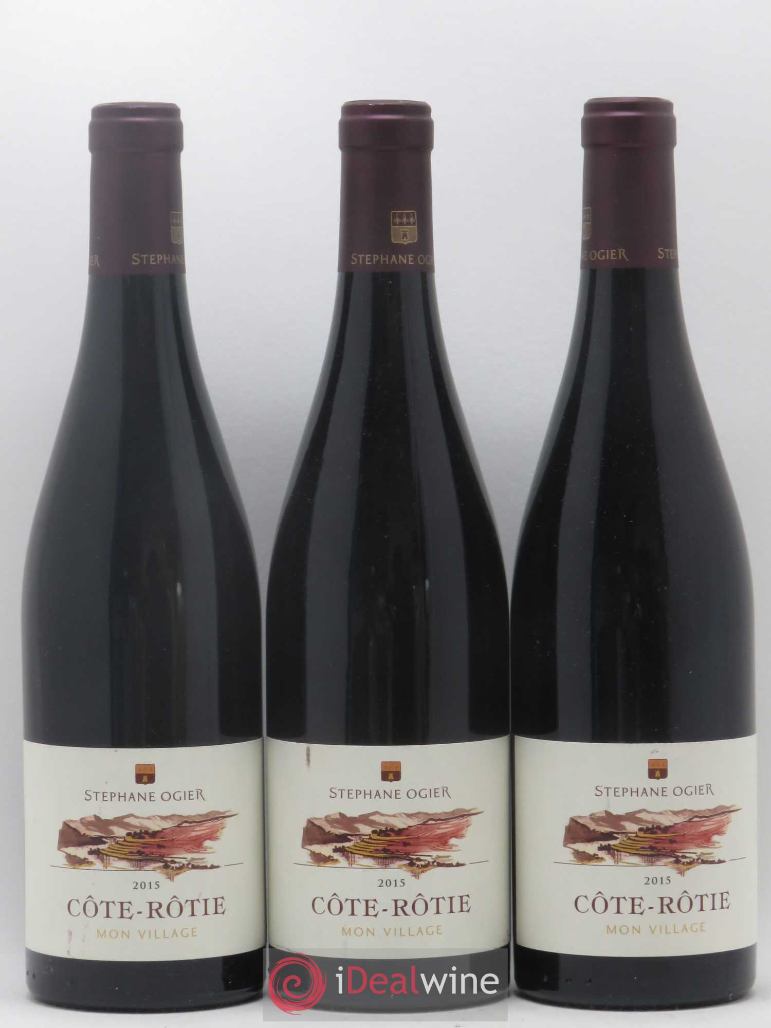 Côte-Rôtie Mon Village Stéphane Ogier 2015 - Lot de 3 bouteilles - 0