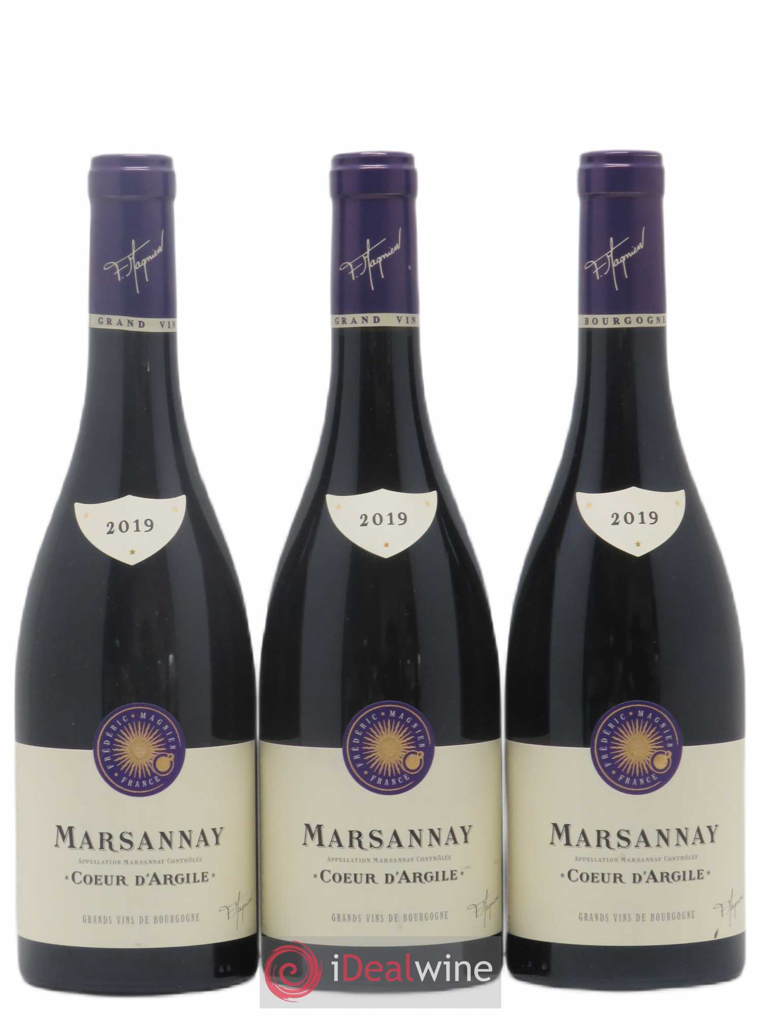 Marsannay Coeur d'Argile Frederic Magnien (sans prix de réserve) 2019 - Posten von 3 Flaschen - 0