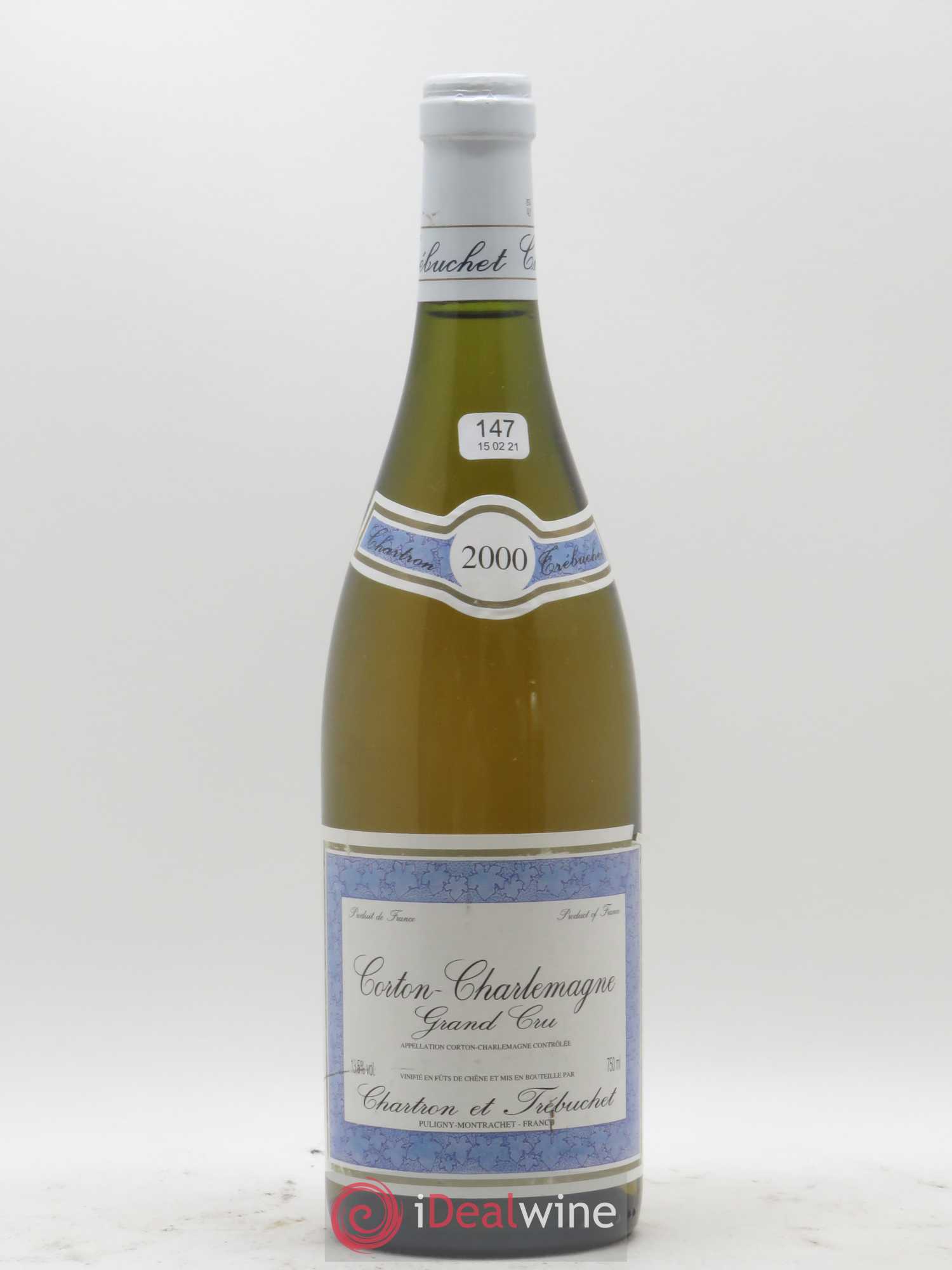 Corton-Charlemagne Grand Cru Chartron Trebuchet 2000 - Lot de 1 bouteille - 0