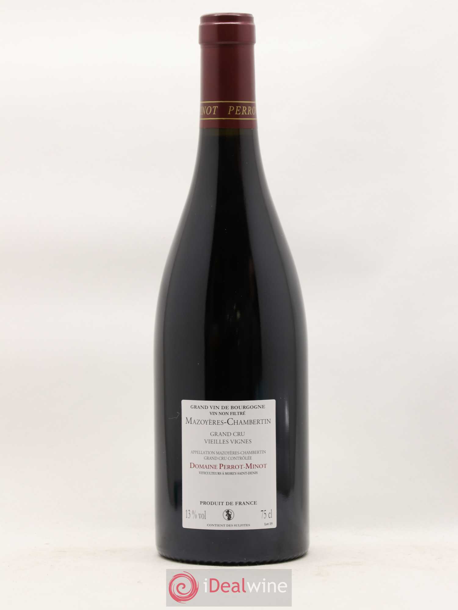 Mazoyères-Chambertin Grand Cru Vieilles Vignes Perrot-Minot 2014 - Lot de 1 bouteille - 1