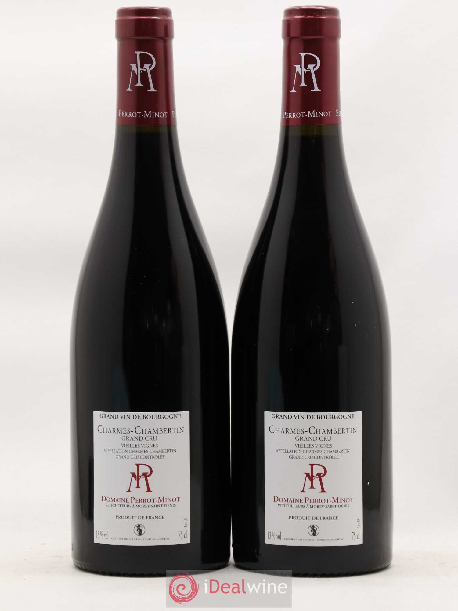 Charmes-Chambertin Grand Cru Vieilles Vignes Perrot-Minot 2017 - Lot de 2 bouteilles - 1