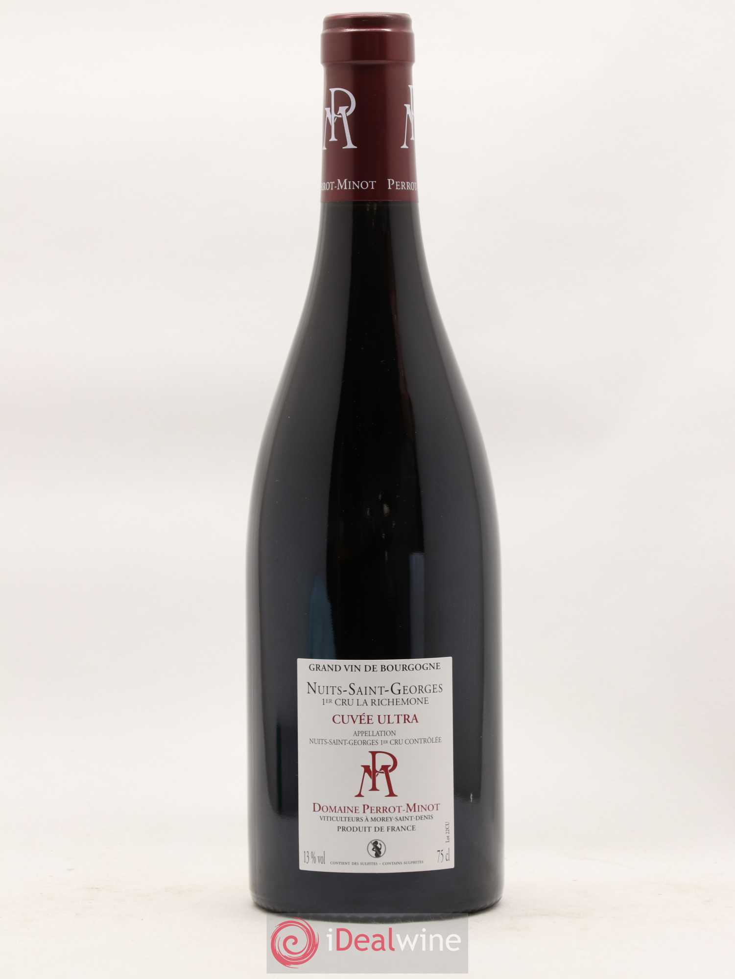 Nuits-Saint-Georges 1er Cru La Richemone Cuvée Ultra Vieilles Vignes Perrot-Minot 2017 - Lot de 1 bouteille - 1