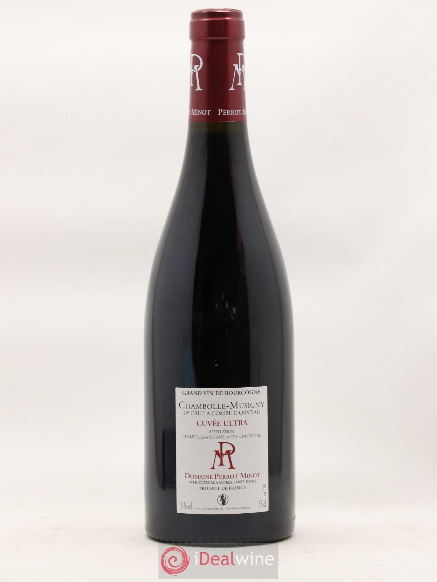 Chambolle-Musigny 1er Cru Combe d'Orveau Vielles Vignes Cuvée Ultra Perrot-Minot 2018 - Lot de 1 bouteille - 1