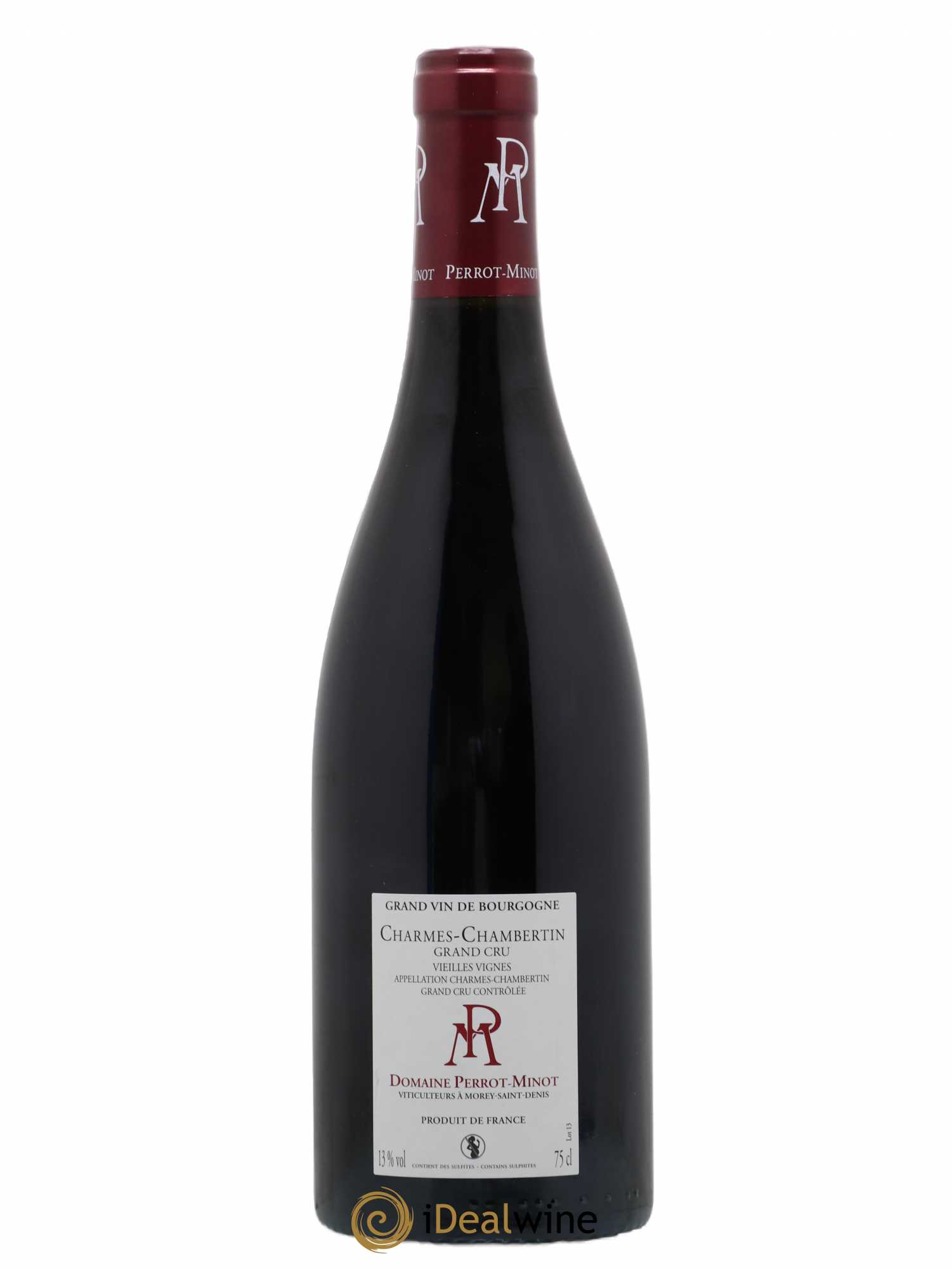 Charmes-Chambertin Grand Cru Vieilles Vignes Perrot-Minot 2019 - Lot de 1 bouteille - 1