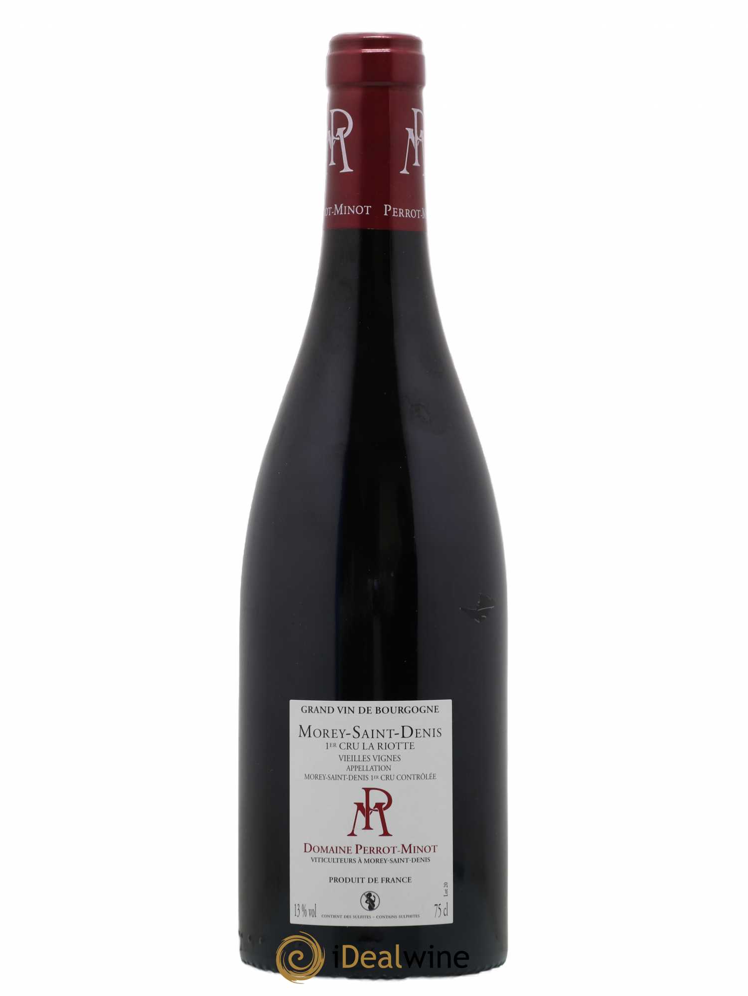 Morey-Saint-Denis 1er Cru La Riotte Vieilles Vignes Perrot-Minot 2017 - Lot de 1 bouteille - 1