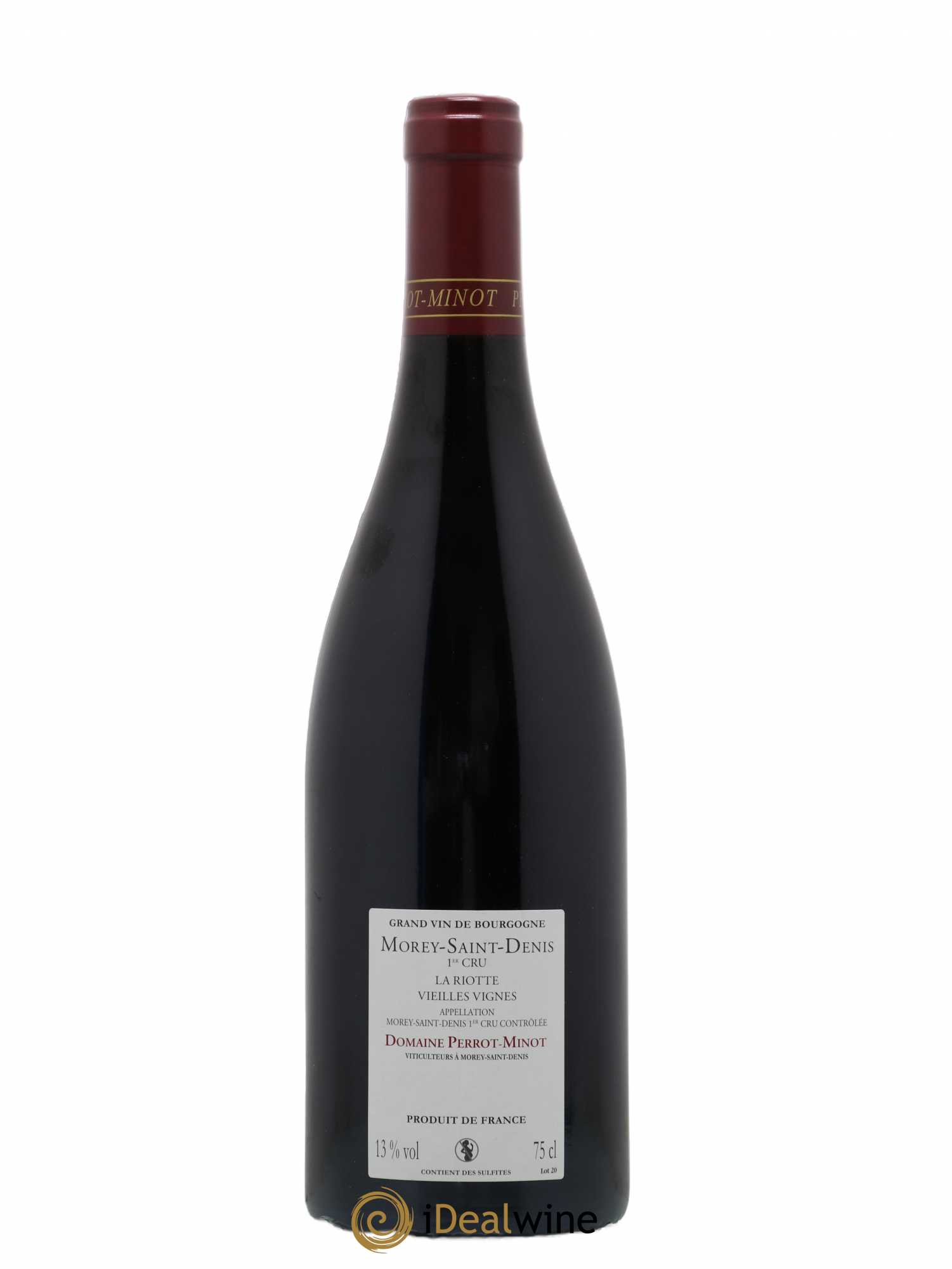 Morey-Saint-Denis 1er Cru La Riotte Vieilles Vignes Perrot-Minot Vieilles Vignes  2011 - Lot de 1 bouteille - 1