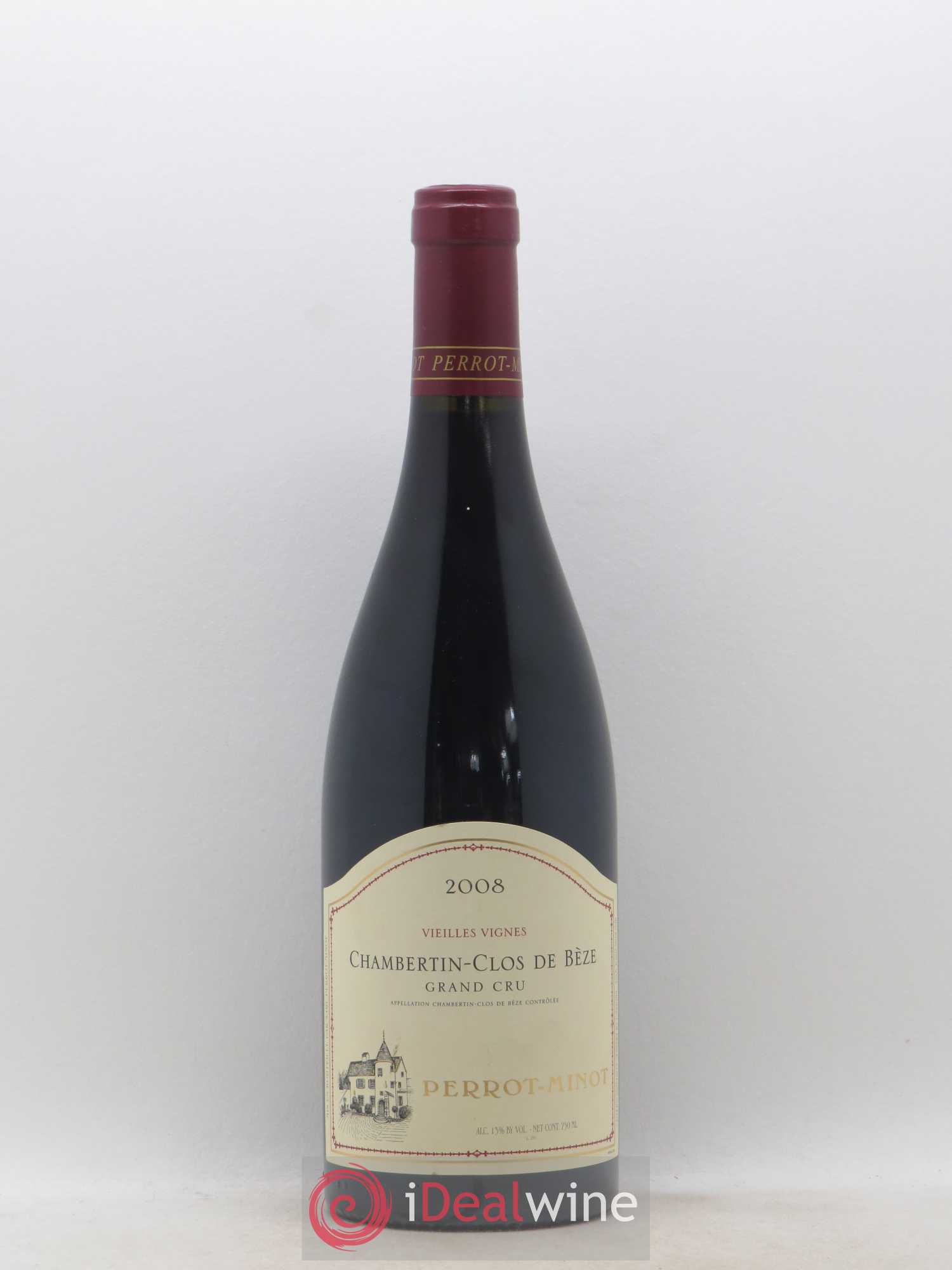 Chambertin Clos de Bèze Grand Cru Vieilles vignes Perrot-Minot 2008 - Lot de 1 bouteille - 0