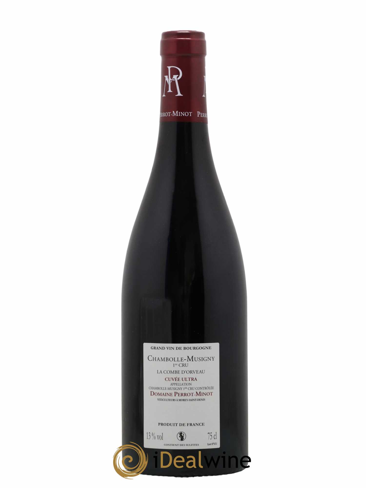 Chambolle-Musigny 1er Cru Combe d'Orveau Vielles Vignes Cuvée Ultra Perrot-Minot 2015 - Lot de 1 bouteille - 1
