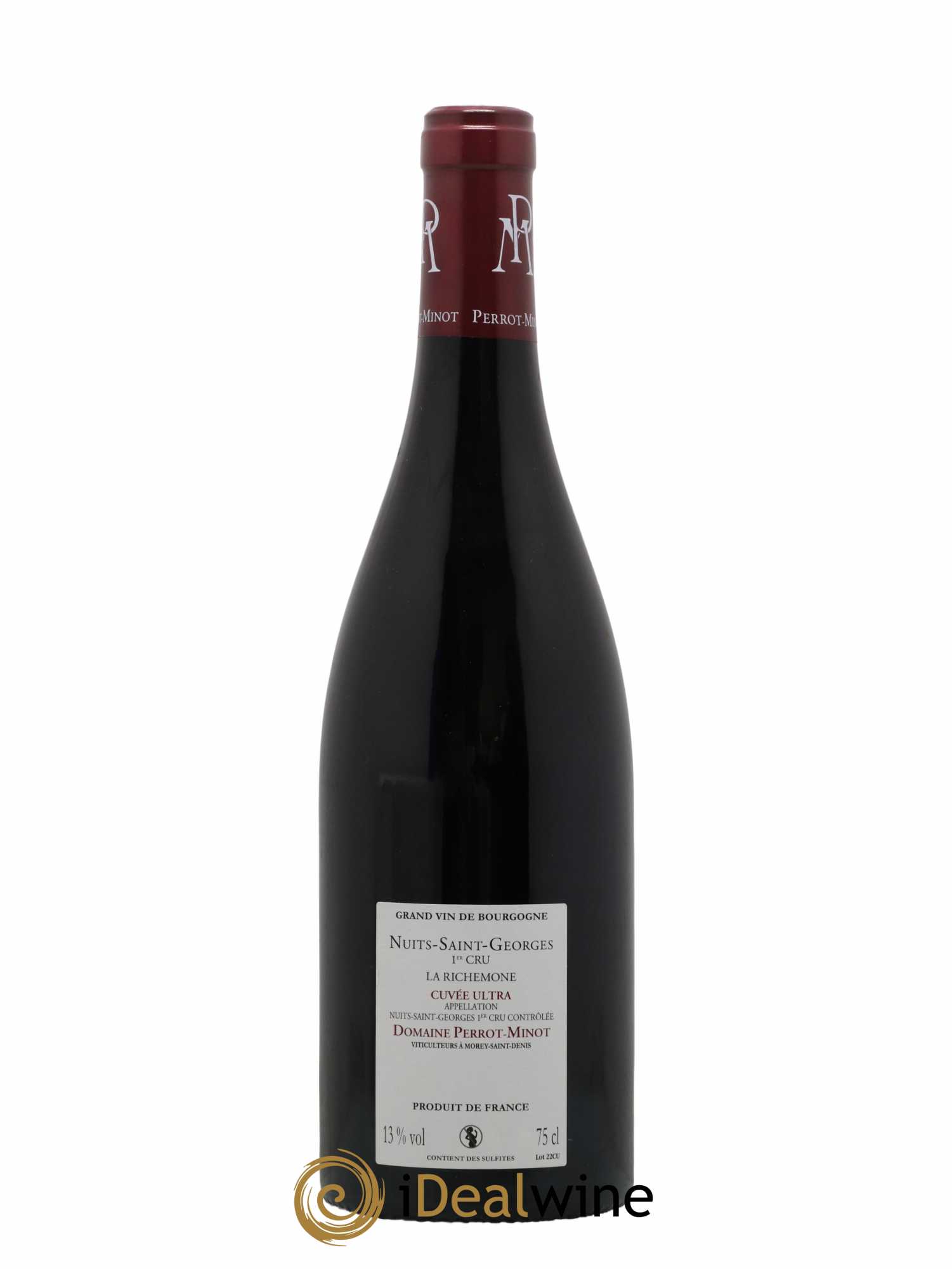 Nuits-Saint-Georges 1er Cru La Richemone Cuvée Ultra Vieilles Vignes Perrot-Minot 2015 - Lot de 1 bouteille - 1