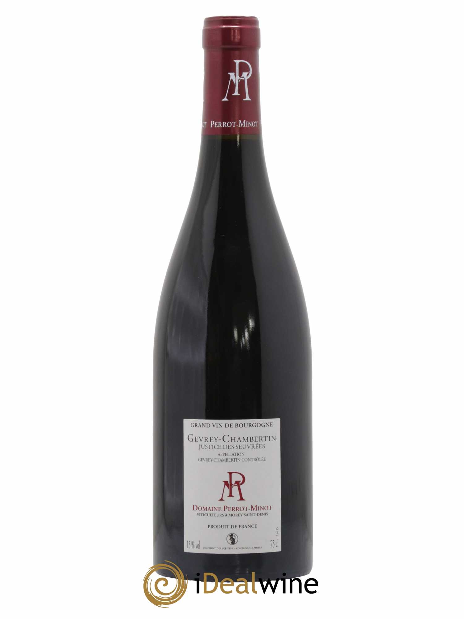 Gevrey-Chambertin Justice des Seuvrées Perrot-Minot 2020 - Lot de 1 bouteille - 1