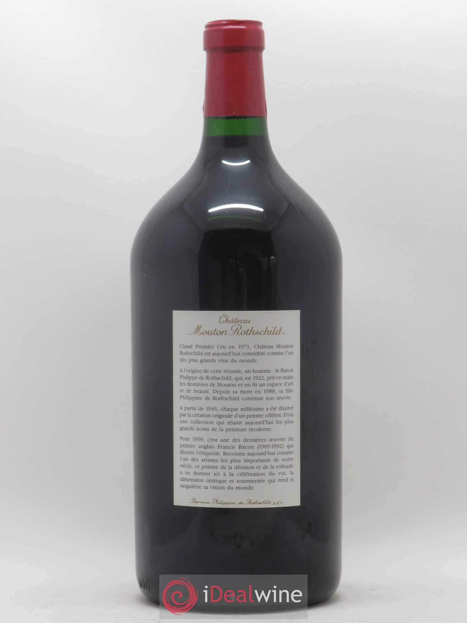 Château Mouton Rothschild 1er Grand Cru Classé 1990 - Lot de 1 double magnum - 1