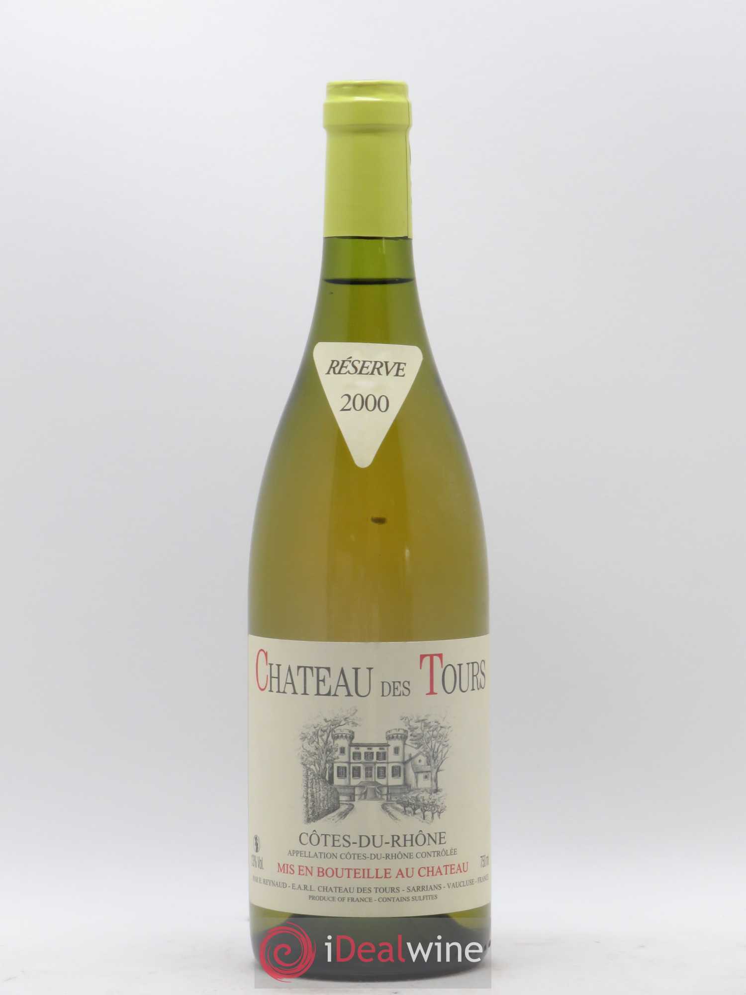 Côtes-du-Rhône Château des Tours Emmanuel Reynaud 2000 - Lot de 1 bouteille - 0