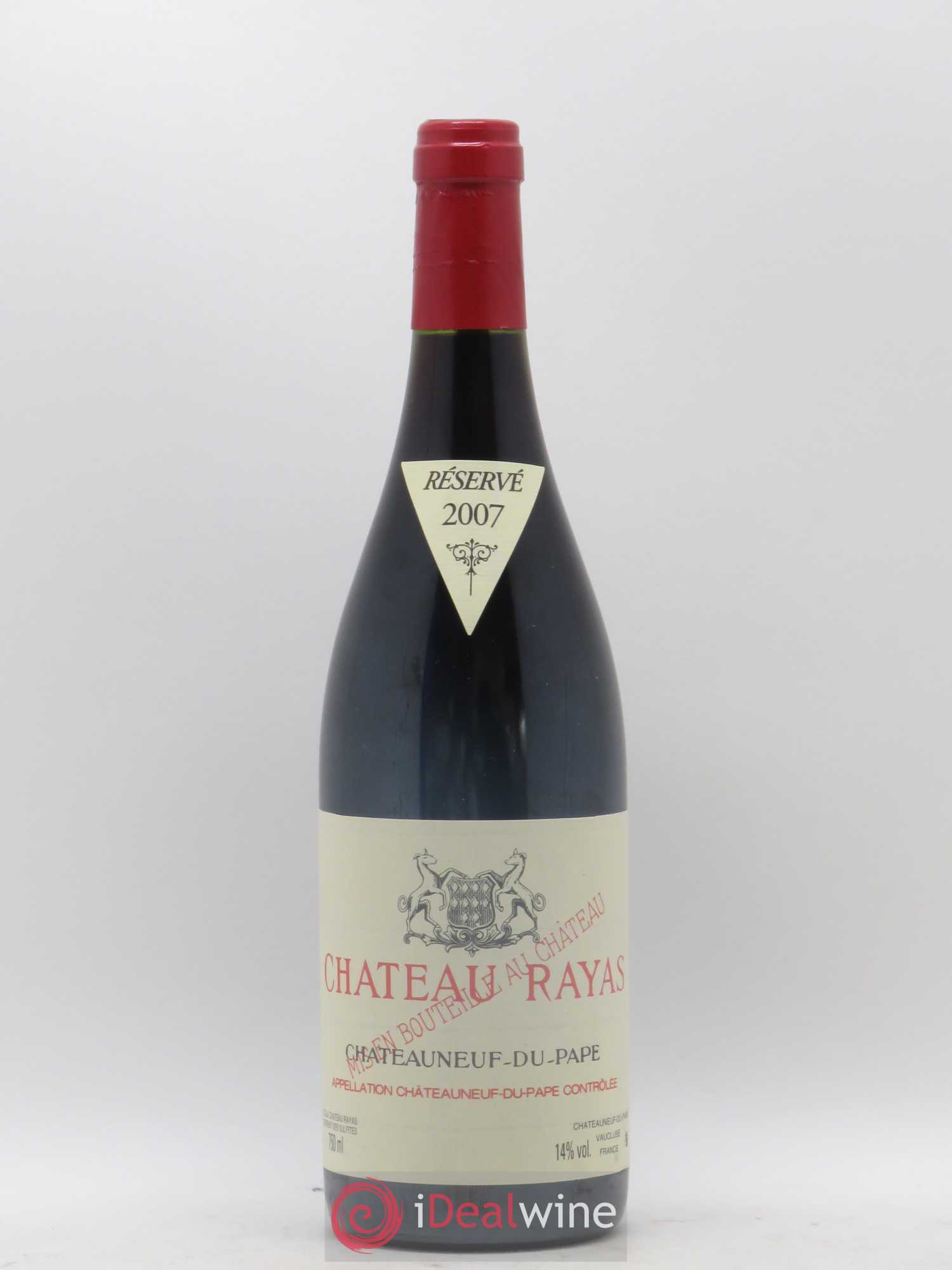 Châteauneuf-du-Pape Château Rayas Emmanuel Reynaud 2007 - Lot de 1 bouteille - 0