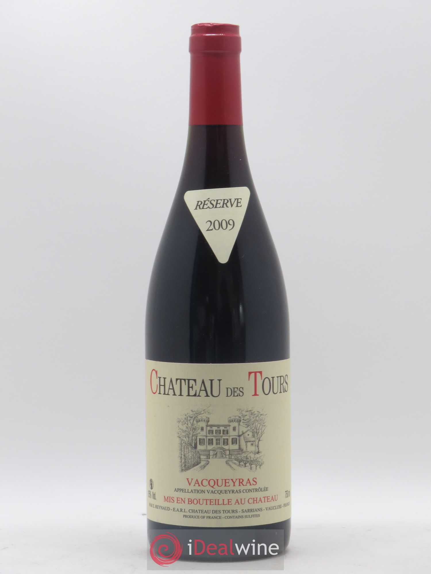 Vacqueyras Château des Tours Emmanuel Reynaud 2009 - Lot de 1 bouteille - 0