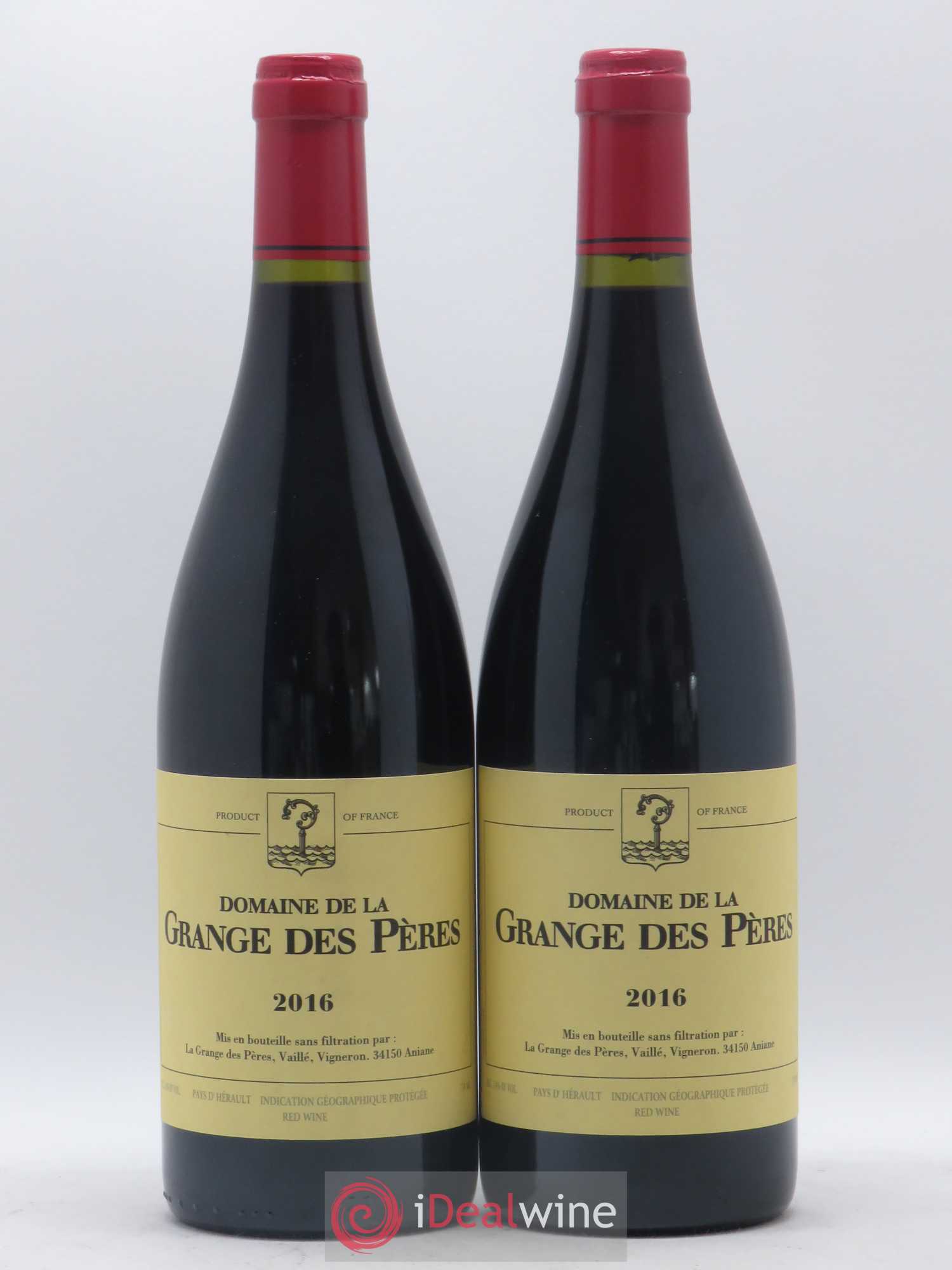 Pays d'Hérault Grange des Pères Laurent Vaillé 2016 - Lot de 2 bouteilles - 0