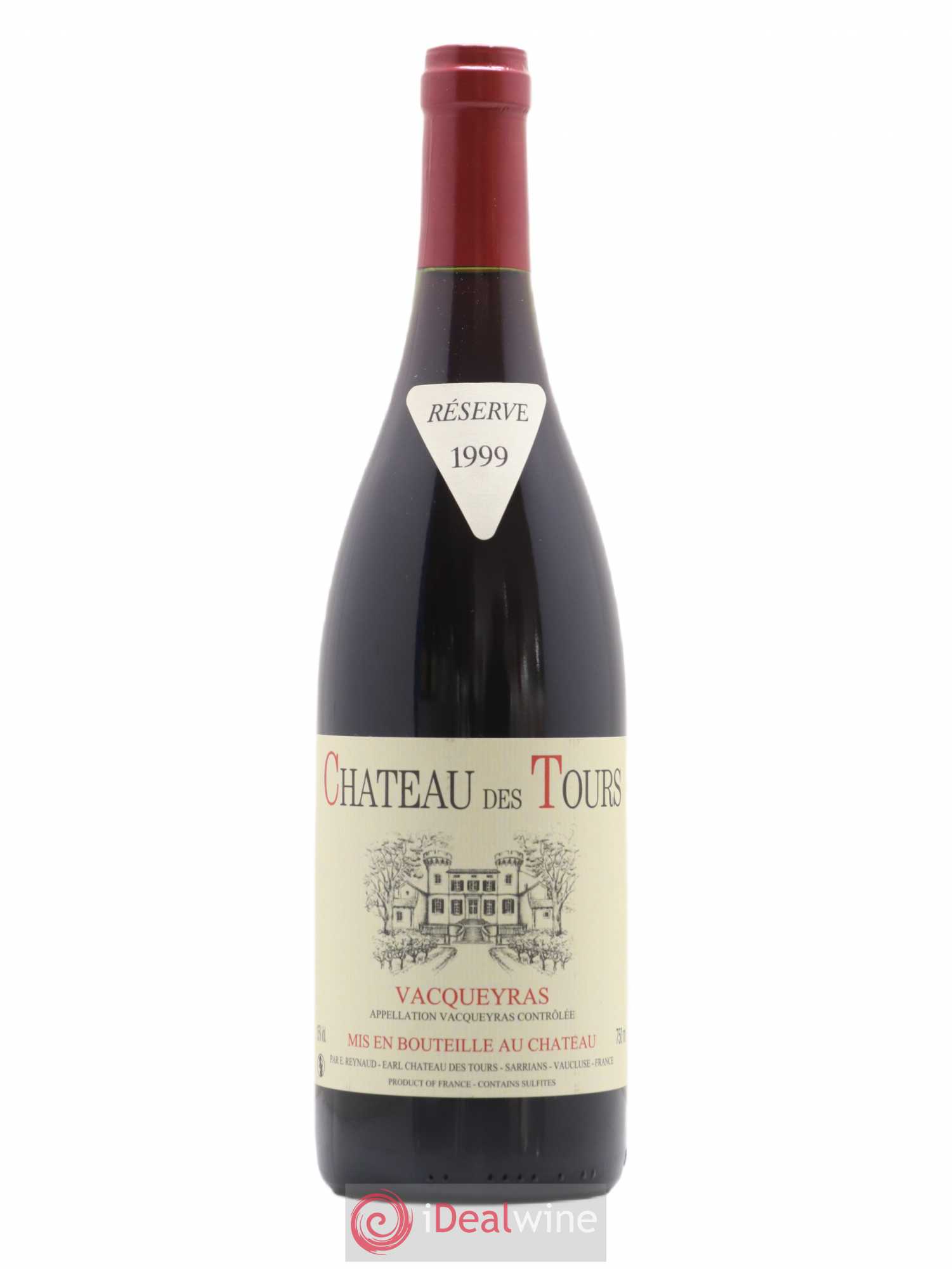 Vacqueyras Château des Tours Emmanuel Reynaud 1999 - Lot de 1 bouteille - 0