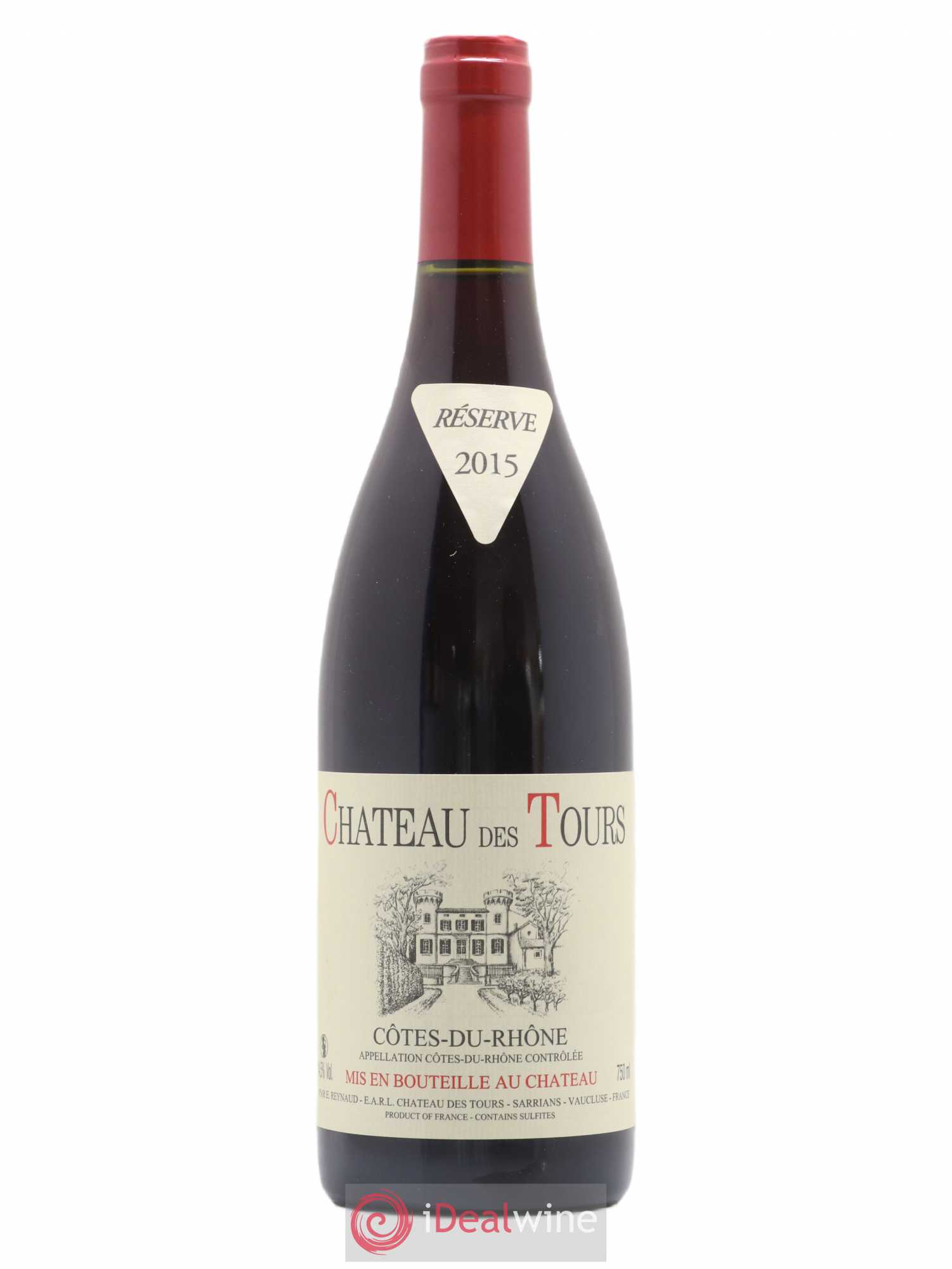 Côtes-du-Rhône Château des Tours Emmanuel Reynaud 2015 - Lot de 1 bouteille - 0