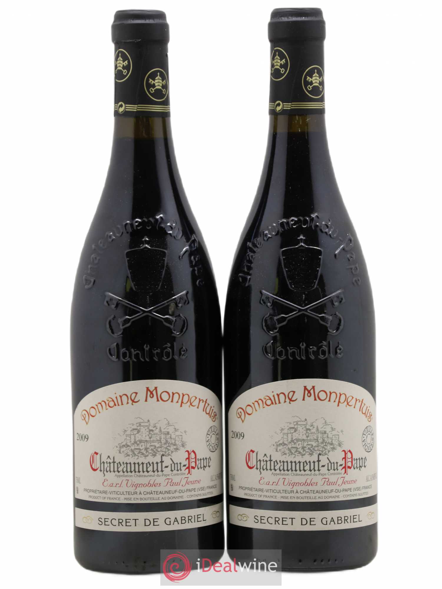 Châteauneuf-du-Pape Secret De Gabriel Domaine Monpertuis 2009 - Posten von 2 Flaschen - 0