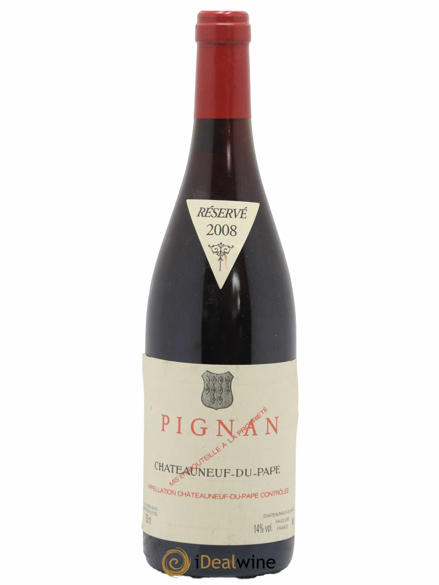 Châteauneuf-du-Pape Pignan Emmanuel Reynaud 2008 - Lot de 1 bouteille - 0
