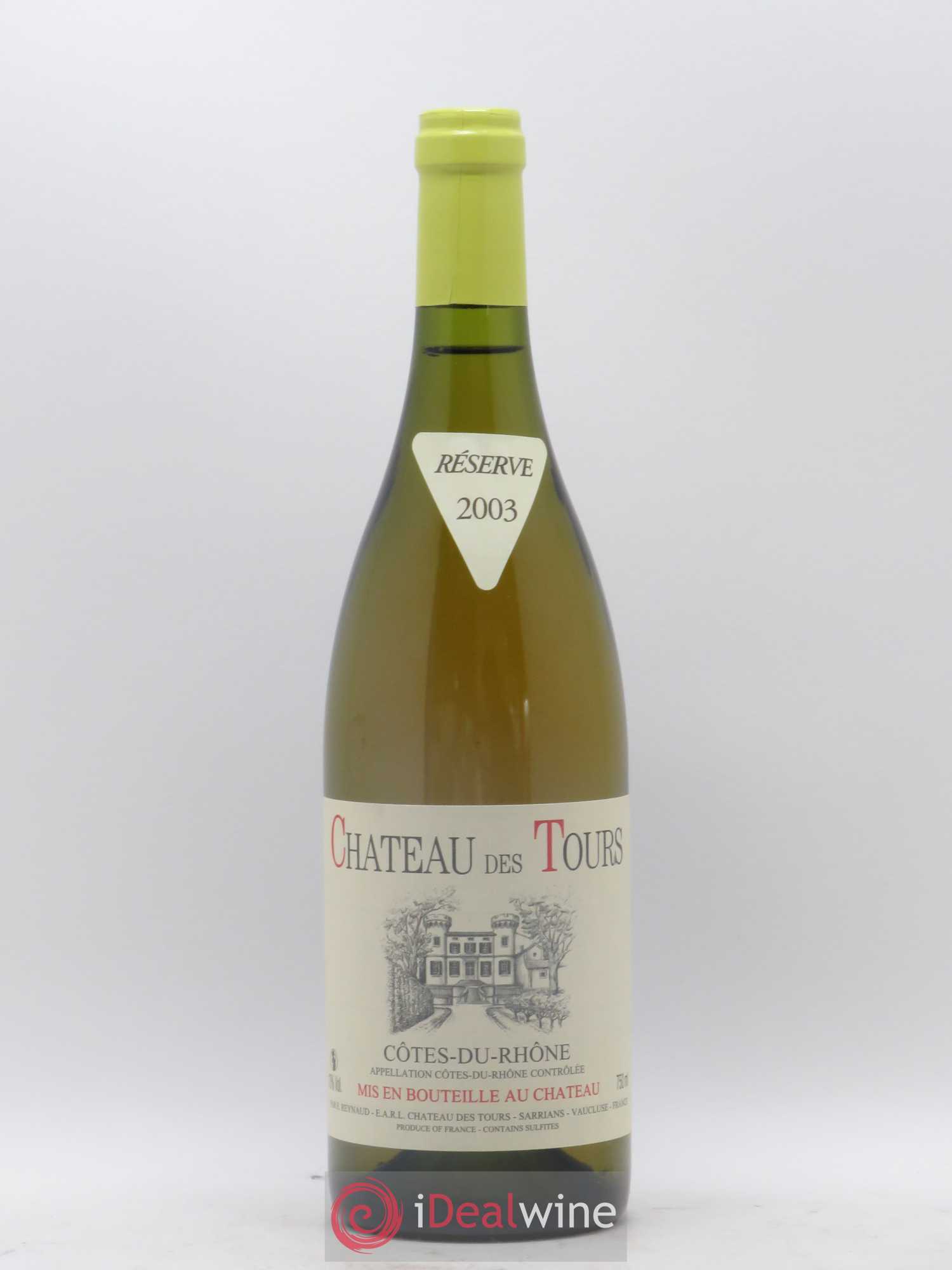 Côtes-du-Rhône Château des Tours Emmanuel Reynaud 2003 - Lot de 1 bouteille - 0