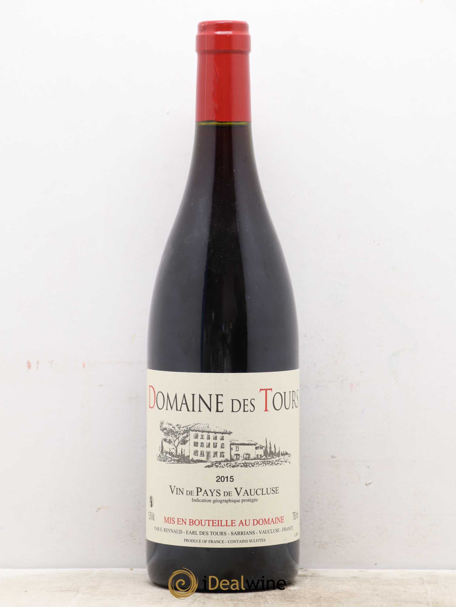 Vaucluse (Vin de Pays de Vaucluse) Domaine des Tours Emmanuel Reynaud 2015 - Lot de 1 bouteille - 0