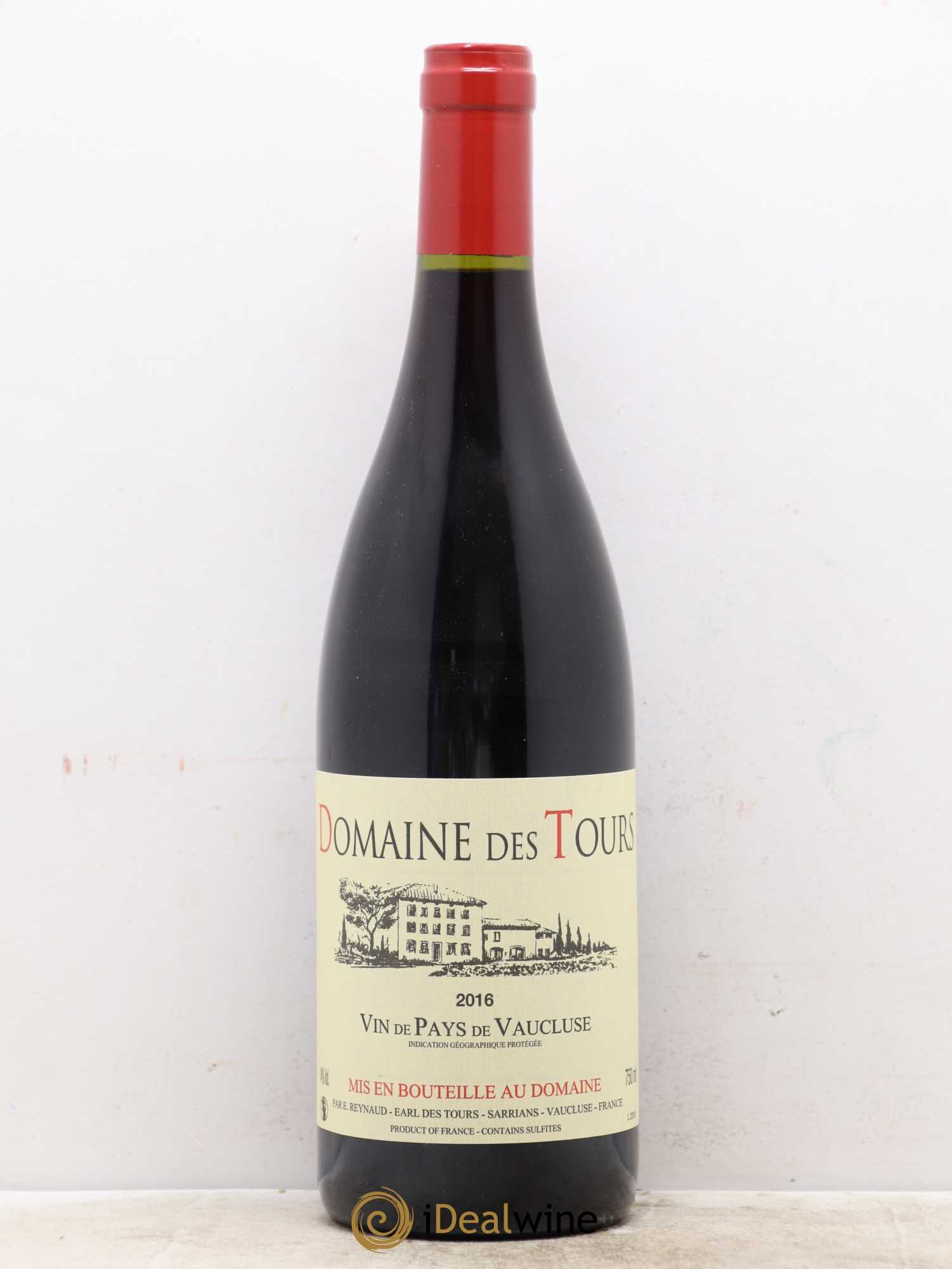 Vaucluse (Vin de Pays de Vaucluse) Domaine des Tours Emmanuel Reynaud 2016 - Lot de 1 bouteille - 0