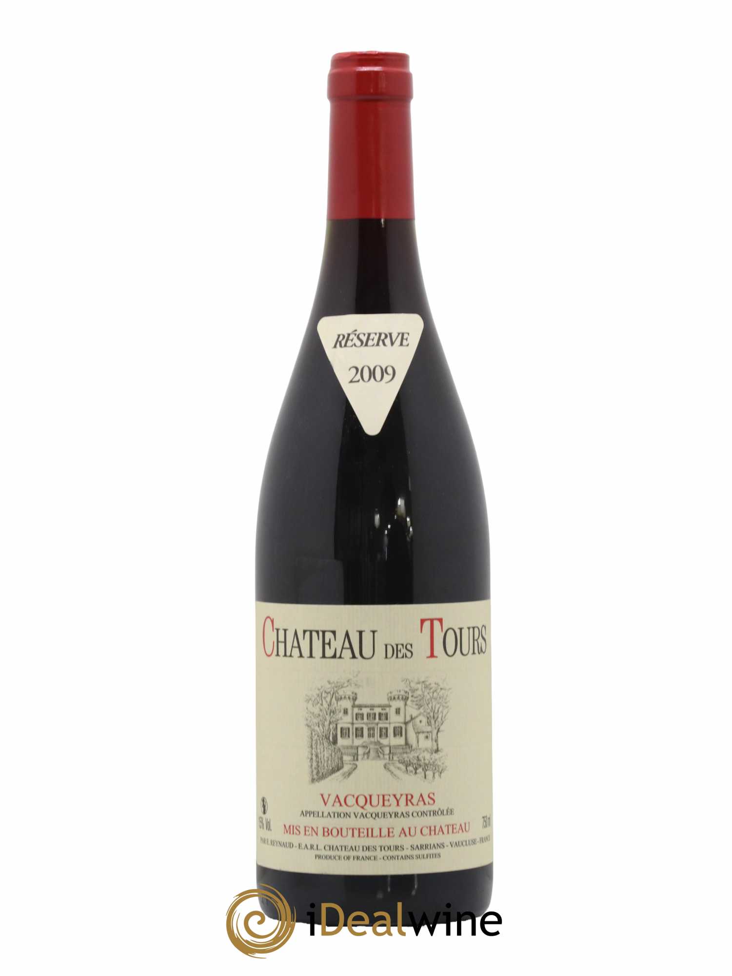 Vacqueyras Château des Tours Emmanuel Reynaud 2009 - Lot de 1 bouteille - 0