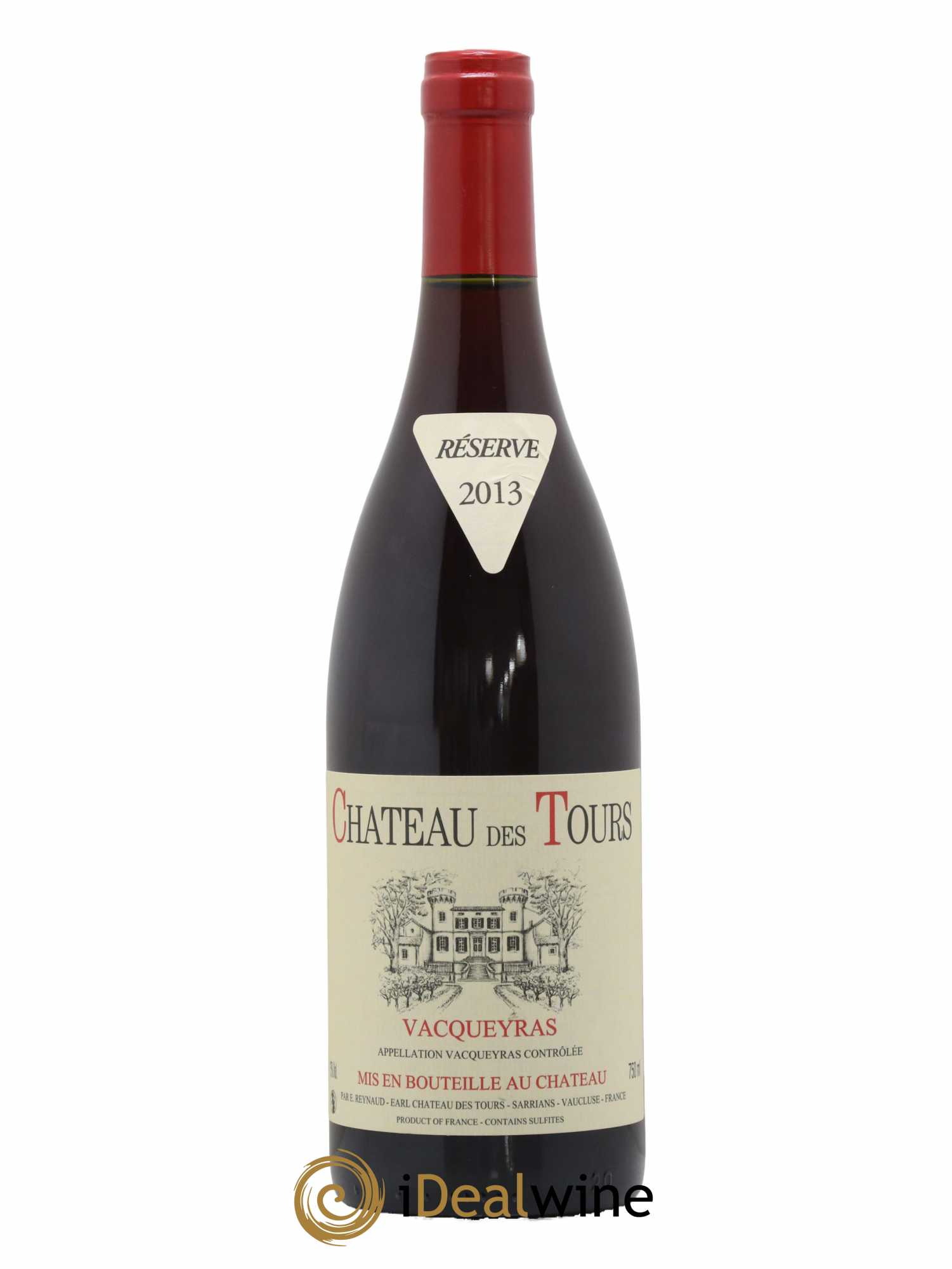 Vacqueyras Château des Tours Emmanuel Reynaud 2013 - Lot de 1 bouteille - 0