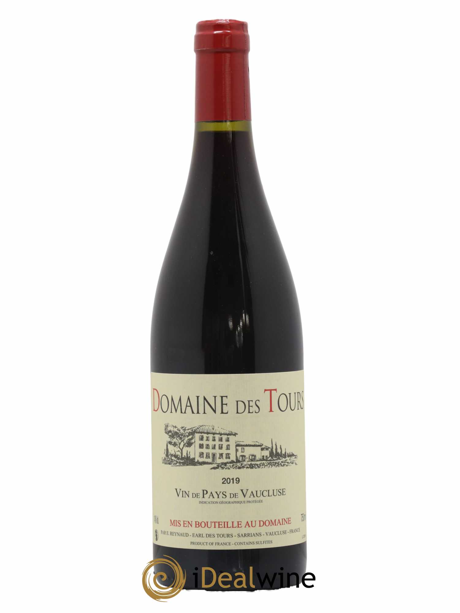 Vaucluse (Vin de Pays de Vaucluse) Domaine des Tours Emmanuel Reynaud 2019 - Lot de 1 bouteille - 0