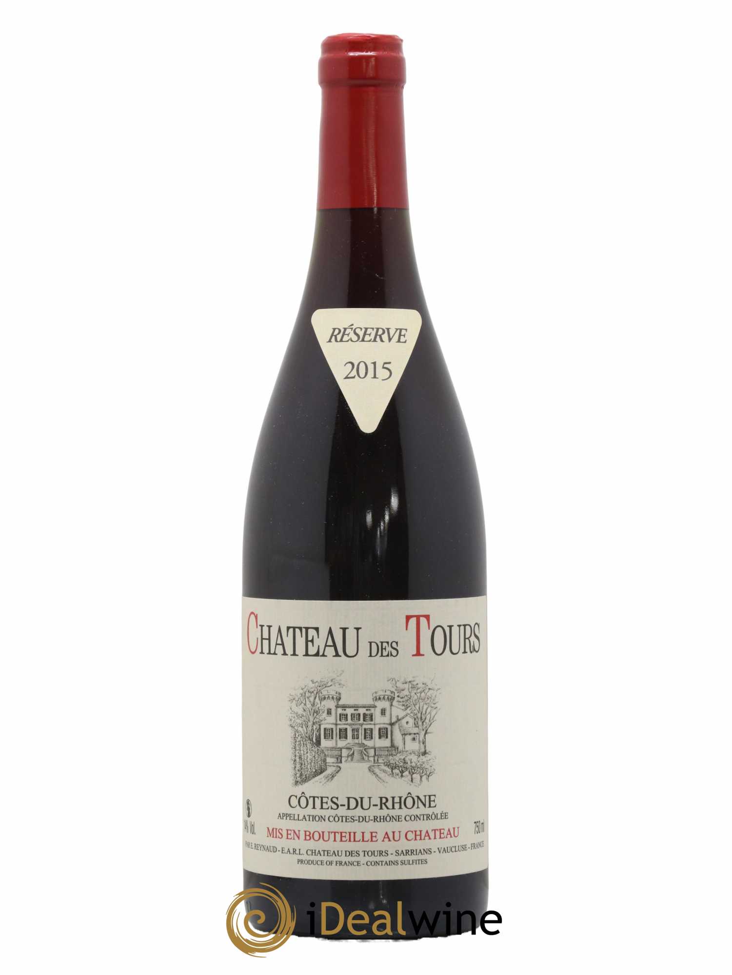 Côtes-du-Rhône Château des Tours Emmanuel Reynaud 2015 - Lot de 1 bouteille - 0