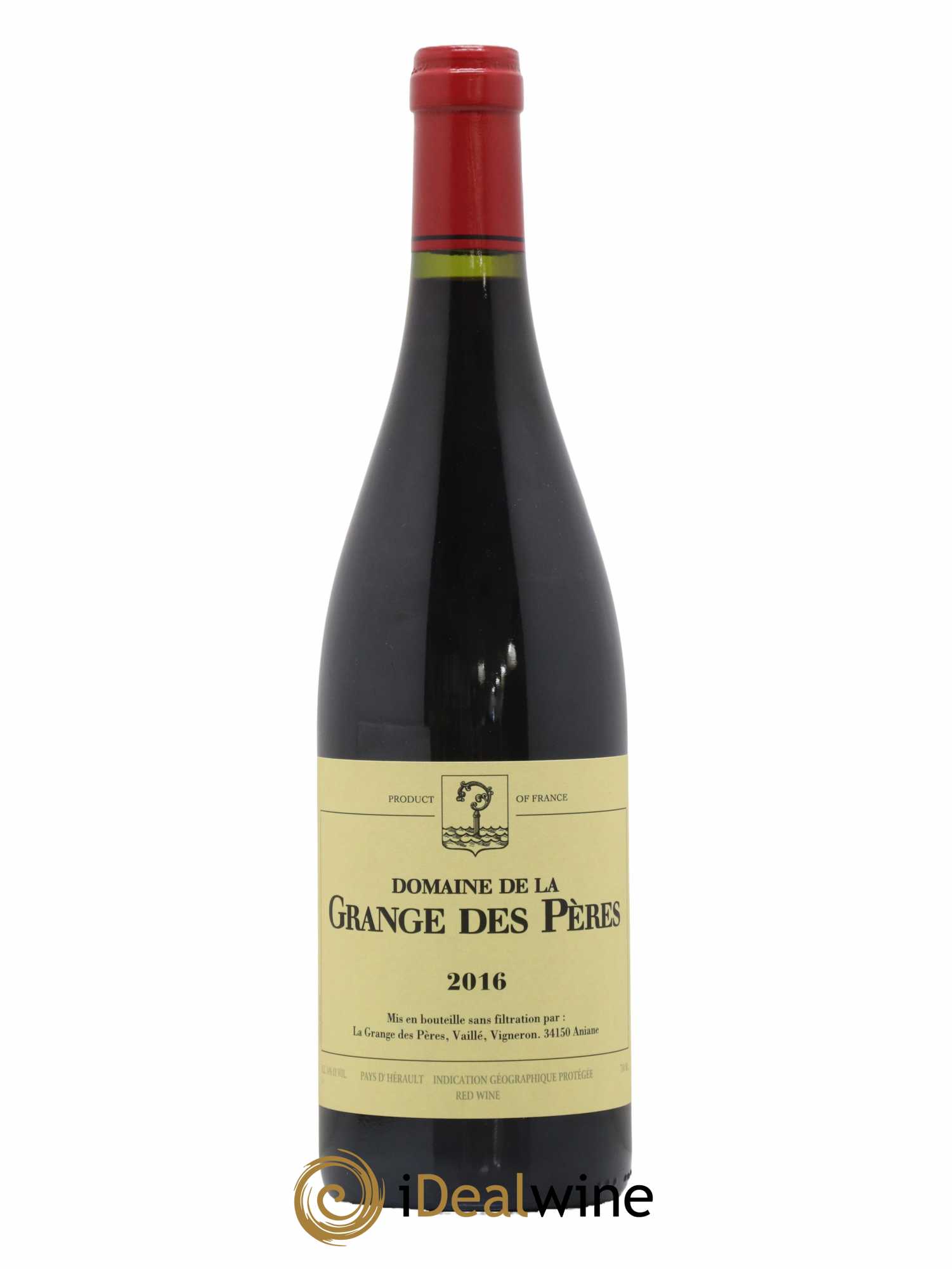Pays d'Hérault Grange des Pères Laurent Vaillé 2016 - Lot de 1 bouteille - 0