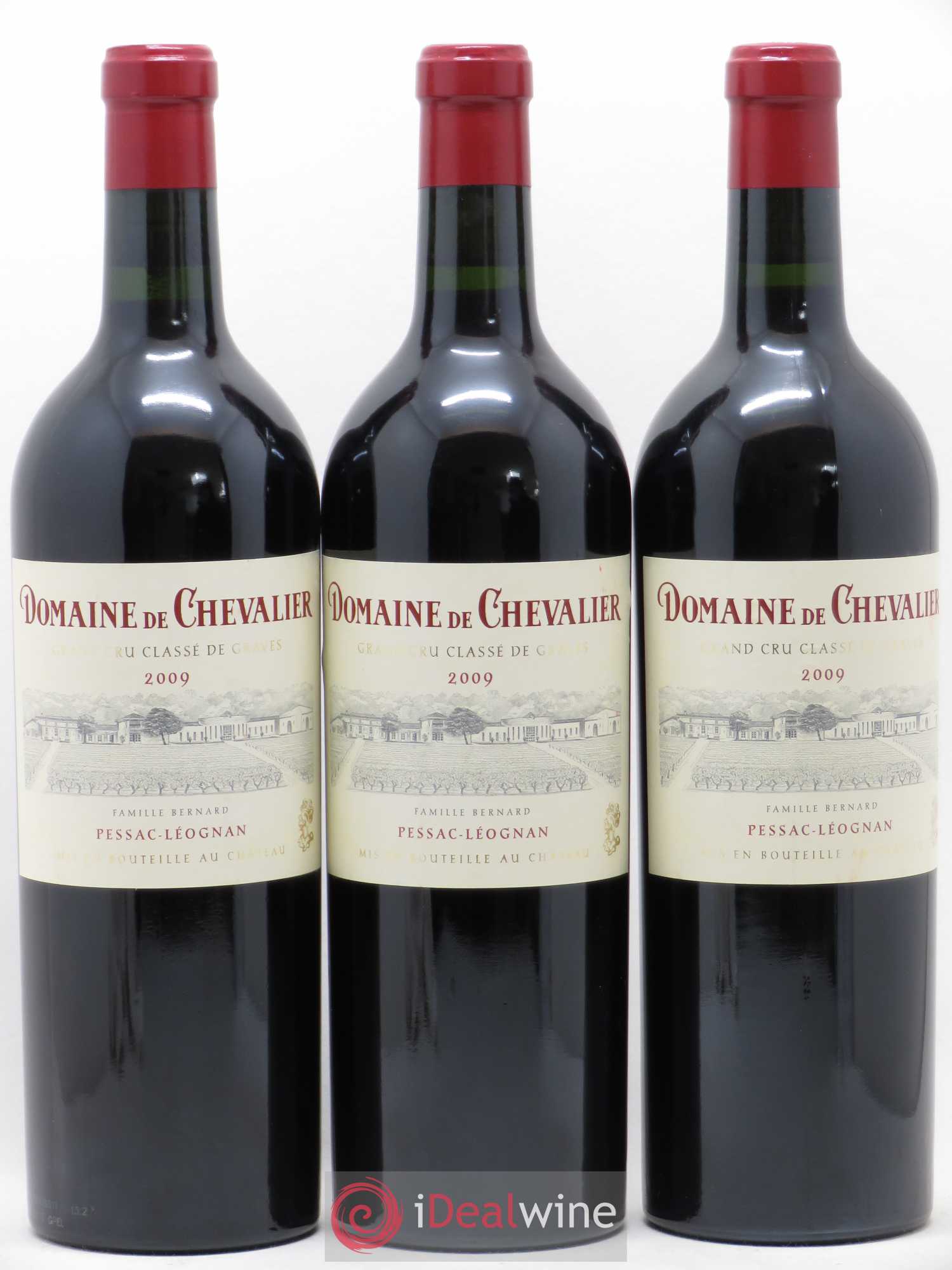 Domaine de Chevalier Cru Classé de Graves 2009 - Lot de 3 bouteilles - 0
