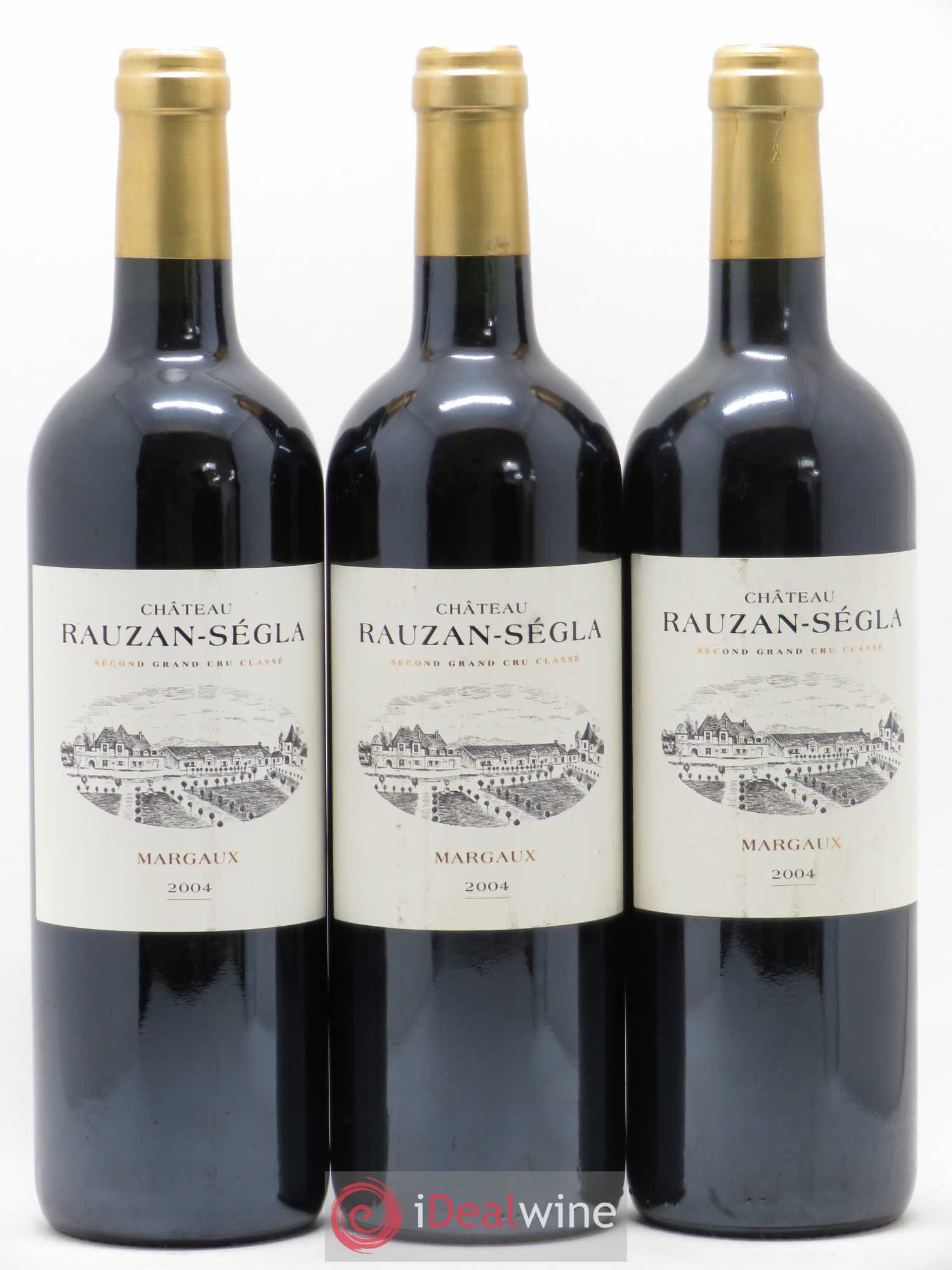 Château Rauzan Ségla Grand Cru Classé 2004 - Posten von 3 Flaschen - 0