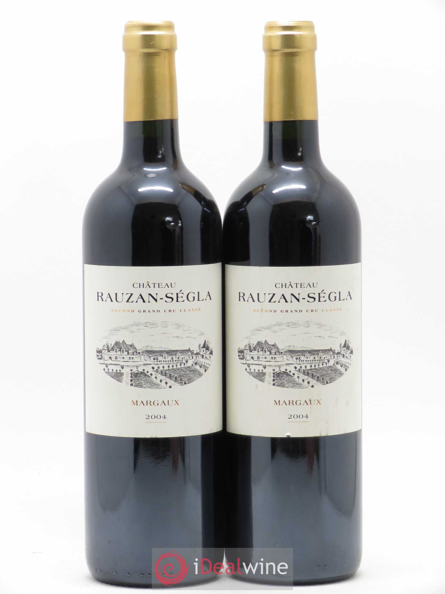 Château Rauzan Ségla Grand Cru Classé 2004 - Lot de 2 bouteilles - 0