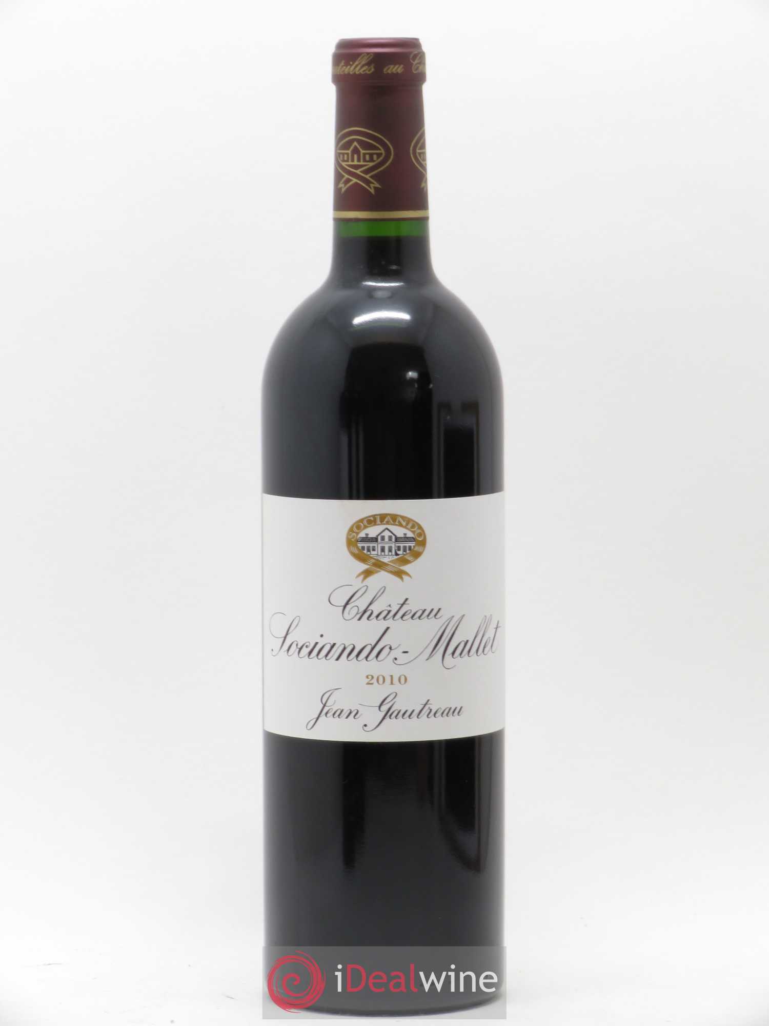 Château Sociando Mallet 2010 - Lot de 1 bouteille - 0