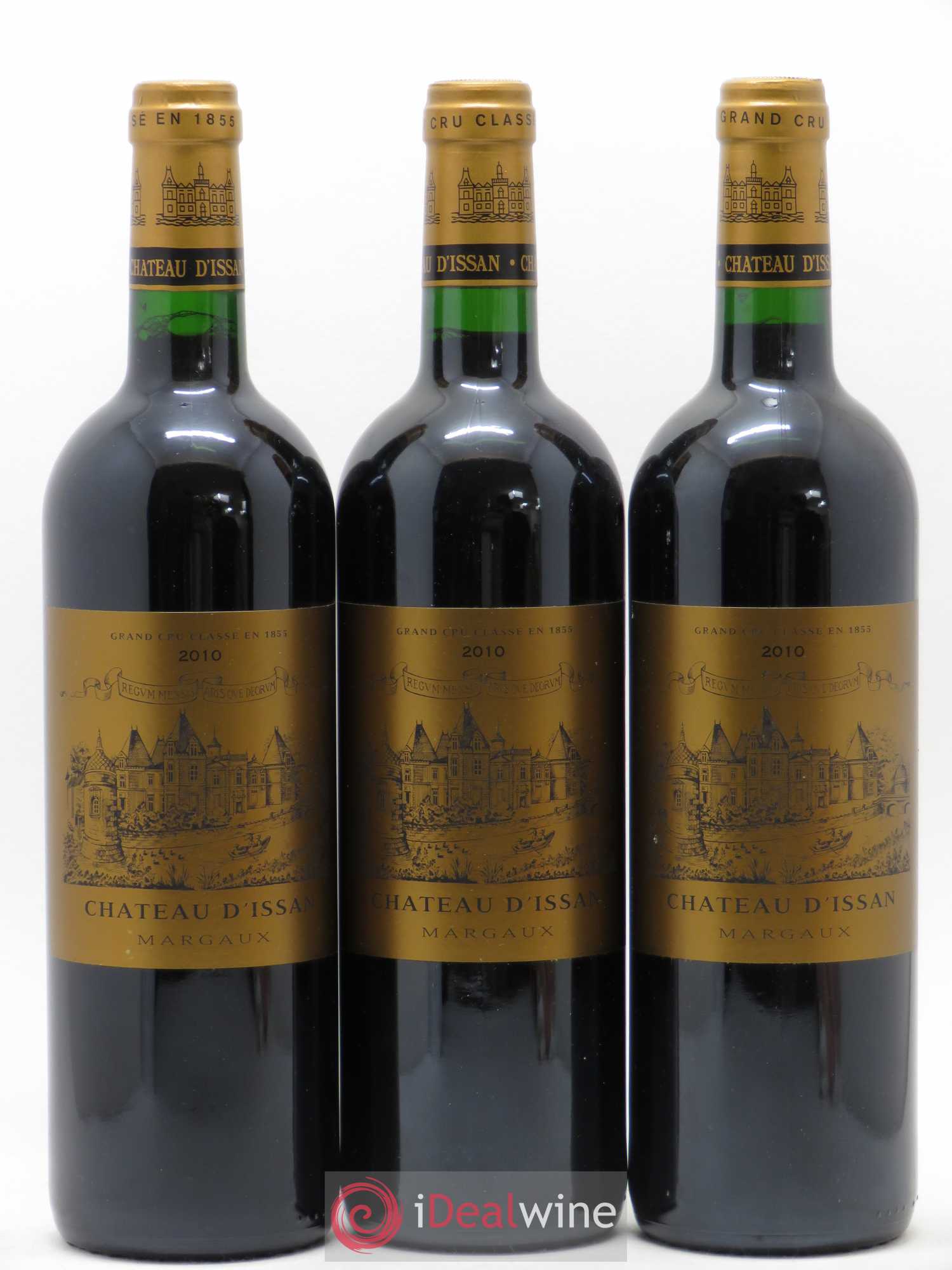 Château d'Issan 3ème Grand Cru Classé 2010 - Lot de 3 bouteilles - 0