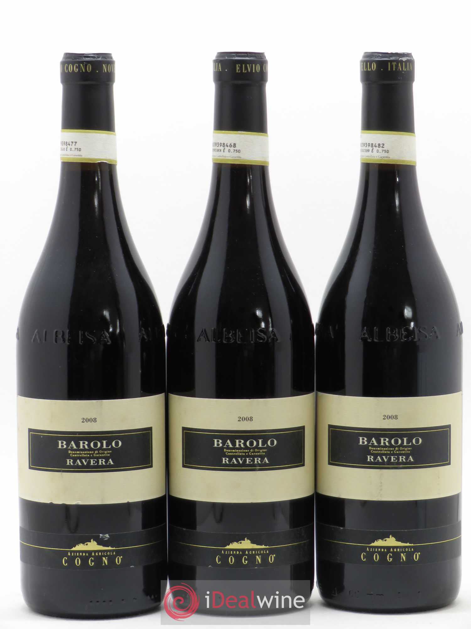 Barolo Ravera Elvio Cogno 2008 - Posten von 3 Flaschen - 0