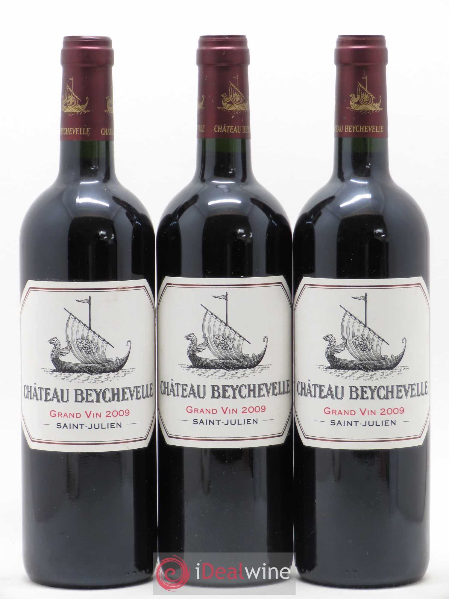 Château Beychevelle 4ème Grand Cru Classé 2009 - Lot de 3 bouteilles - 0