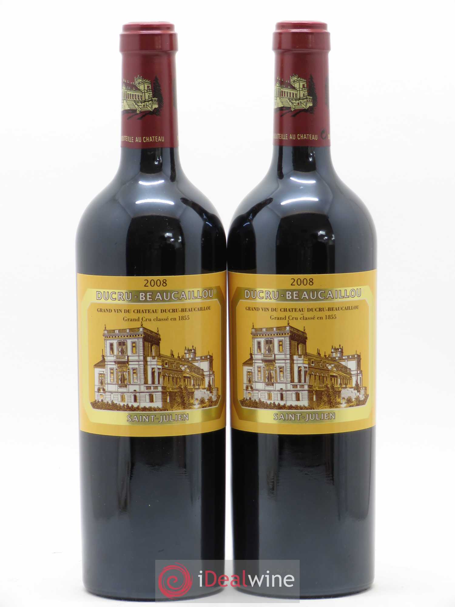 Château Ducru Beaucaillou 2ème Grand Cru Classé 2008 - Lot de 2 bouteilles - 0