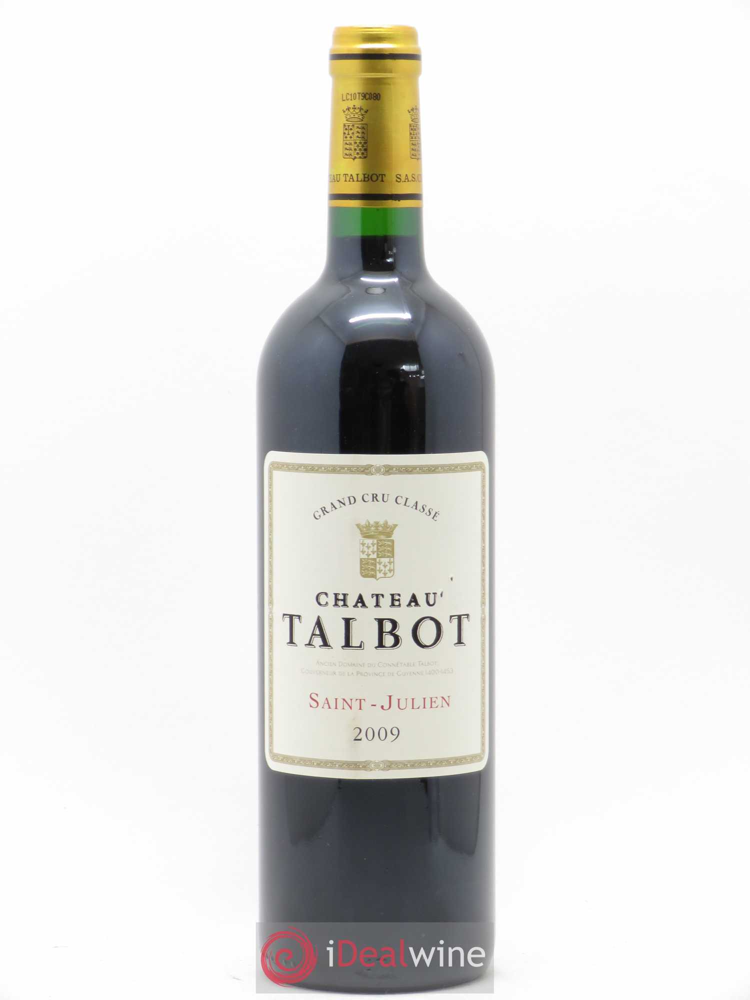 Château Talbot 4ème Grand Cru Classé 2009 - Lot de 1 bouteille - 0